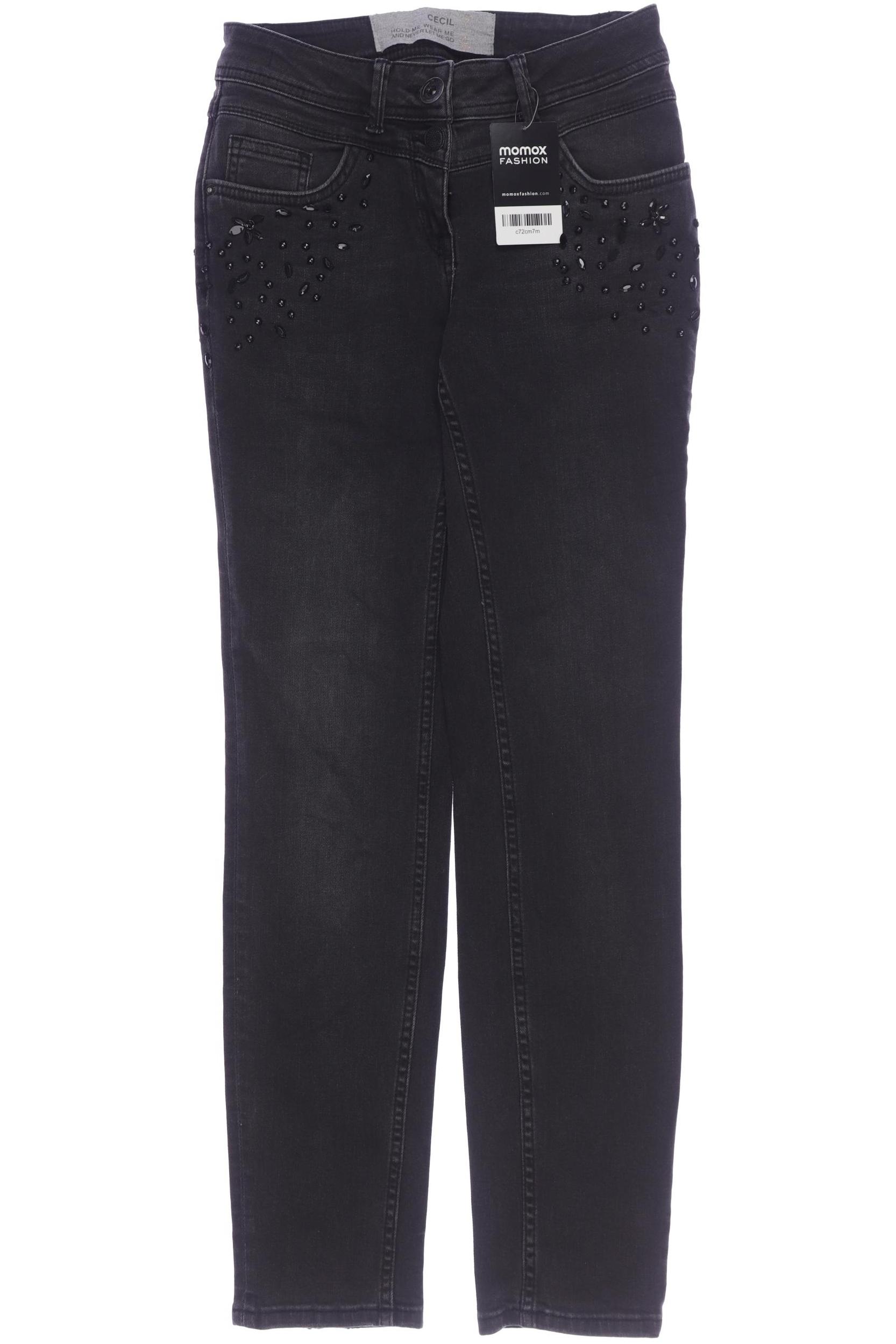 

Cecil Damen Jeans, grau, Gr. 26
