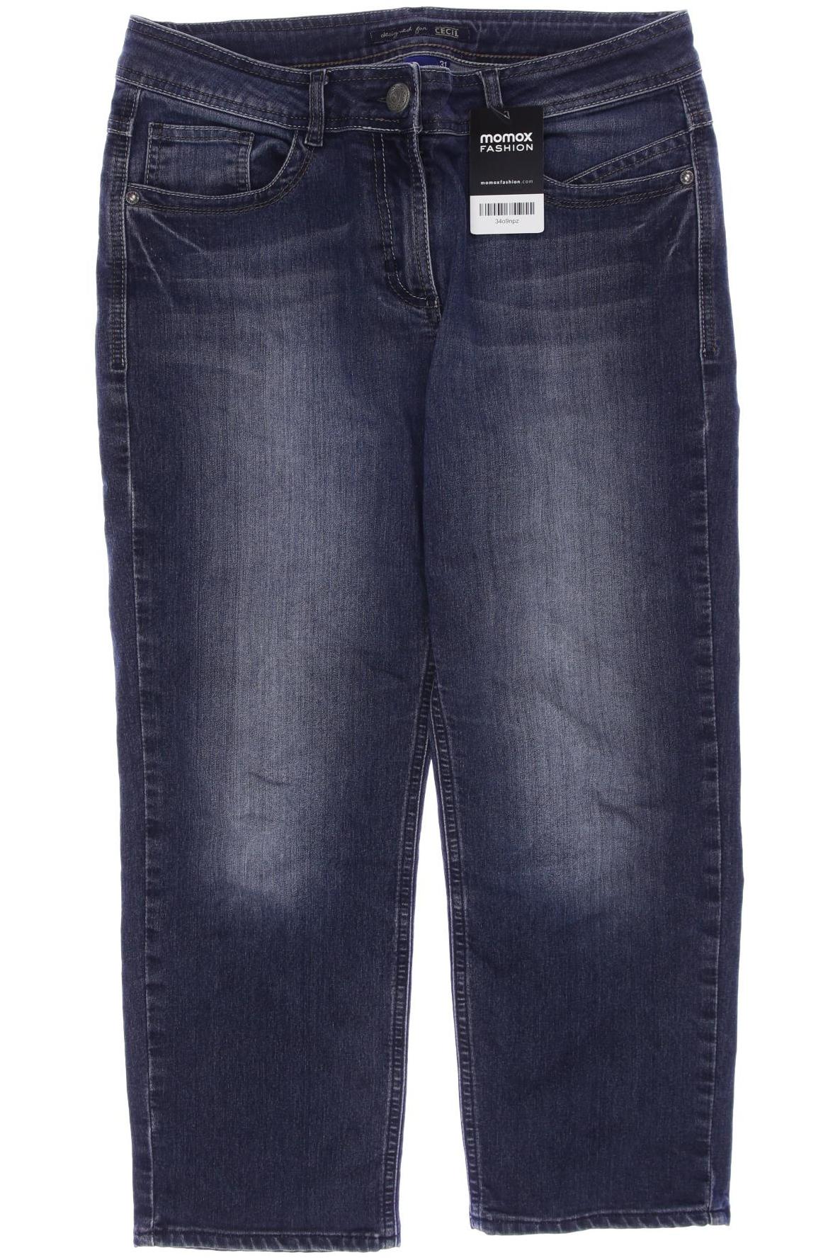

CECIL Damen Jeans, marineblau