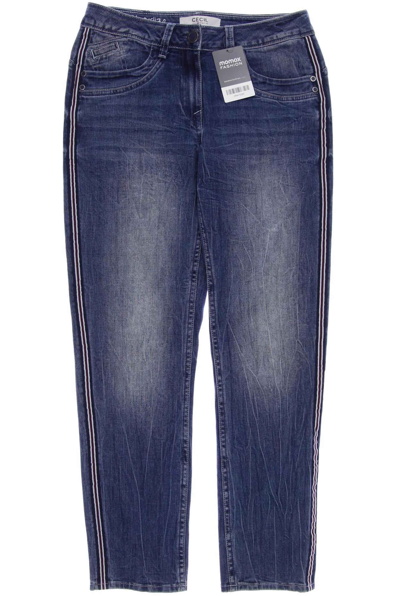 

CECIL Damen Jeans, marineblau
