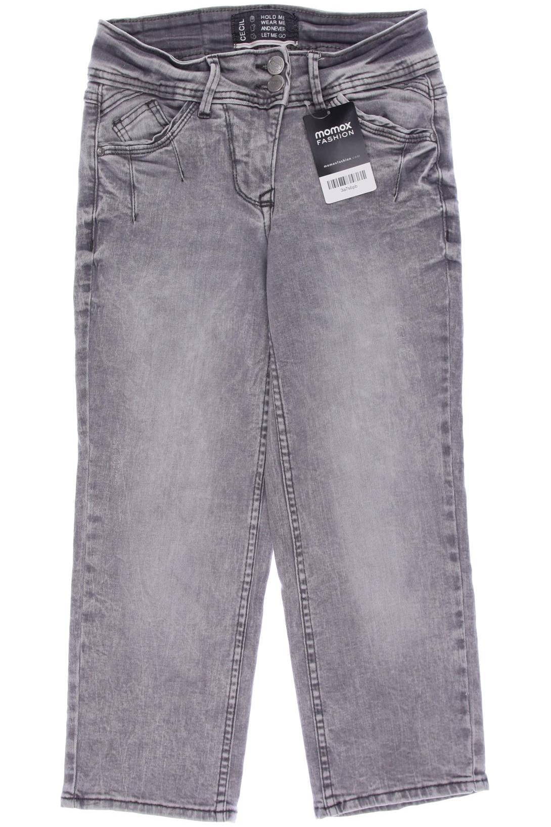 

CECIL Damen Jeans, grau