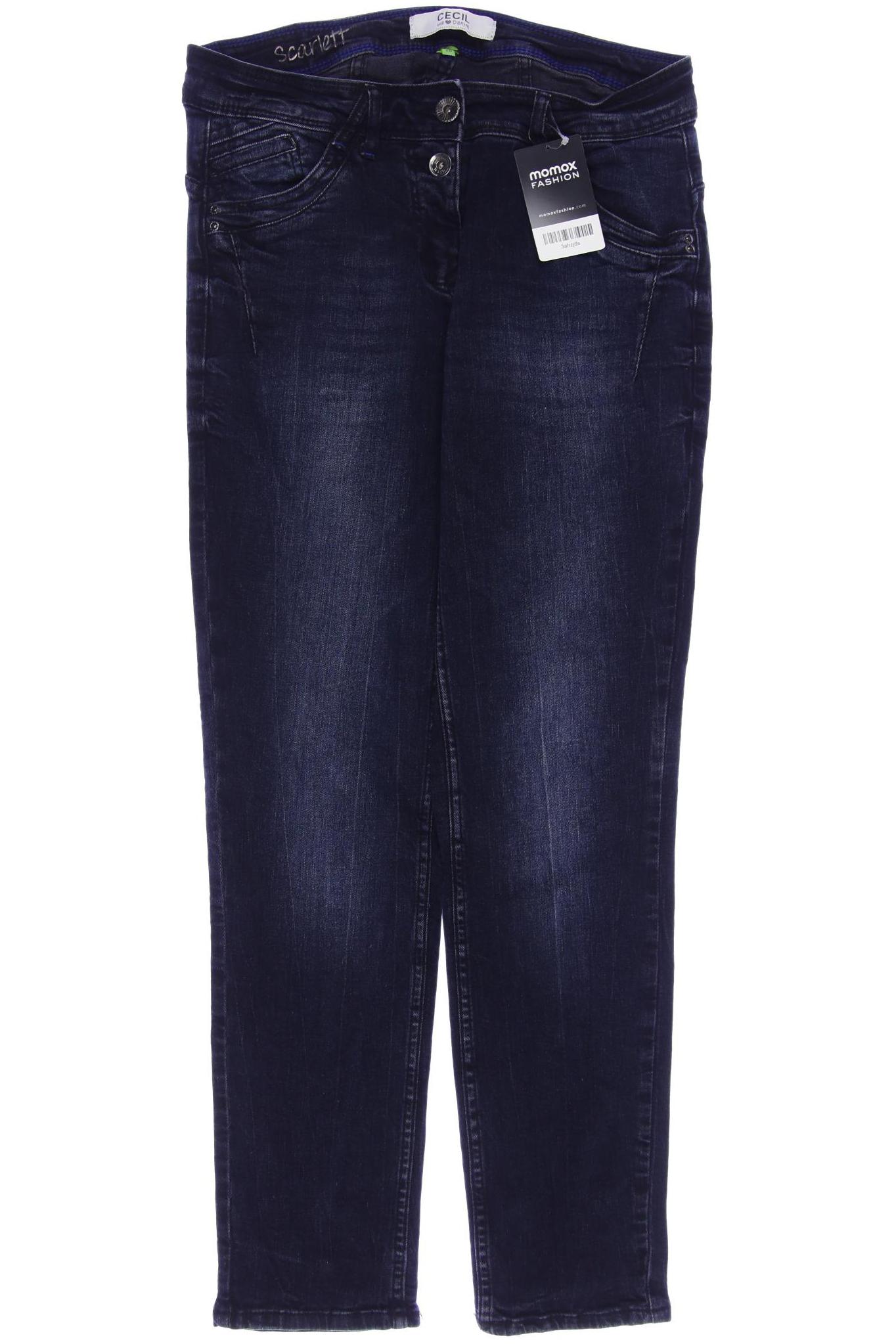 

CECIL Damen Jeans, marineblau