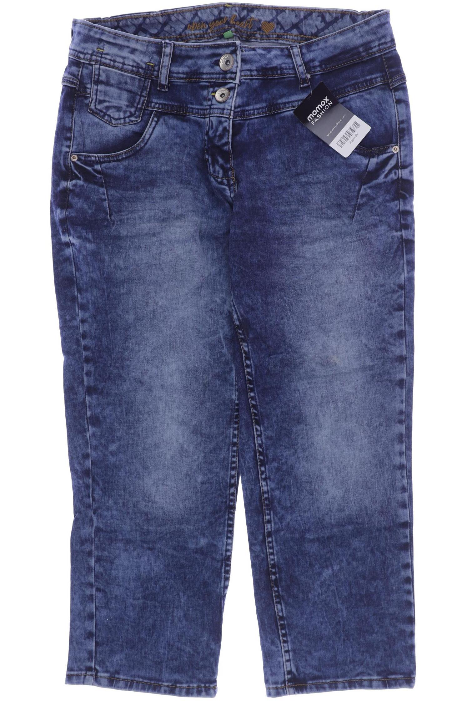 

CECIL Damen Jeans, blau