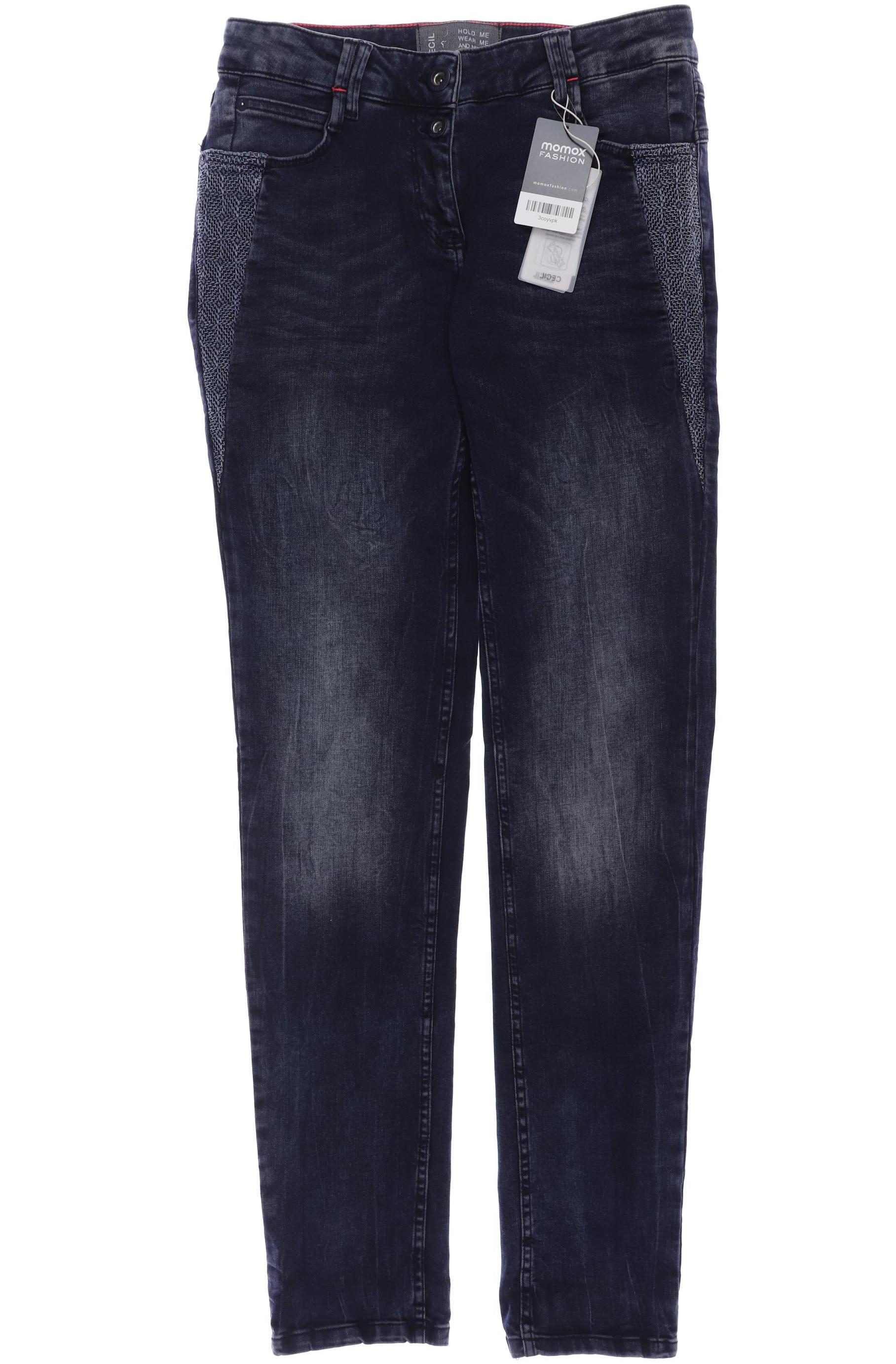 

CECIL Damen Jeans, marineblau