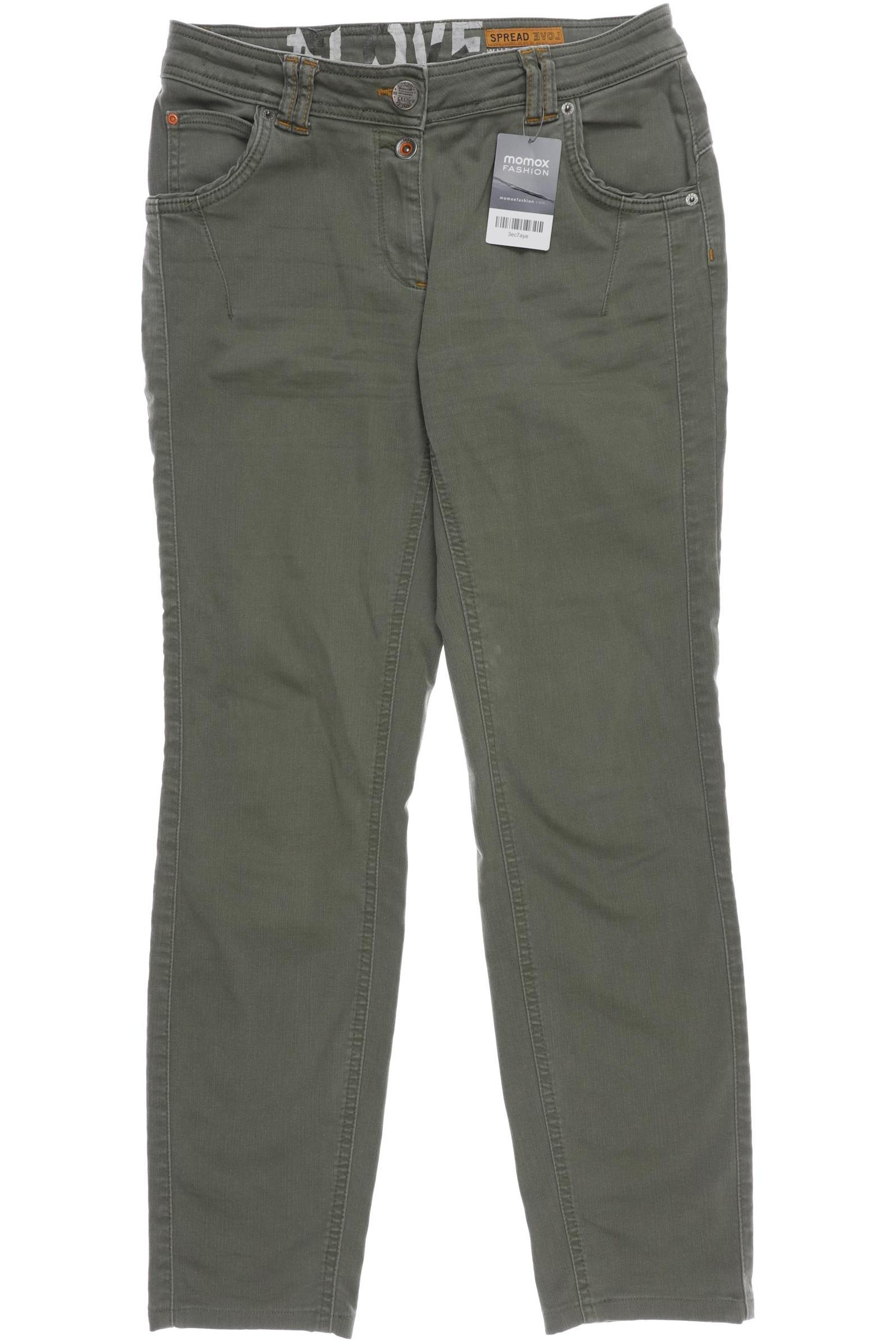 

Cecil Damen Jeans, grün, Gr. 29