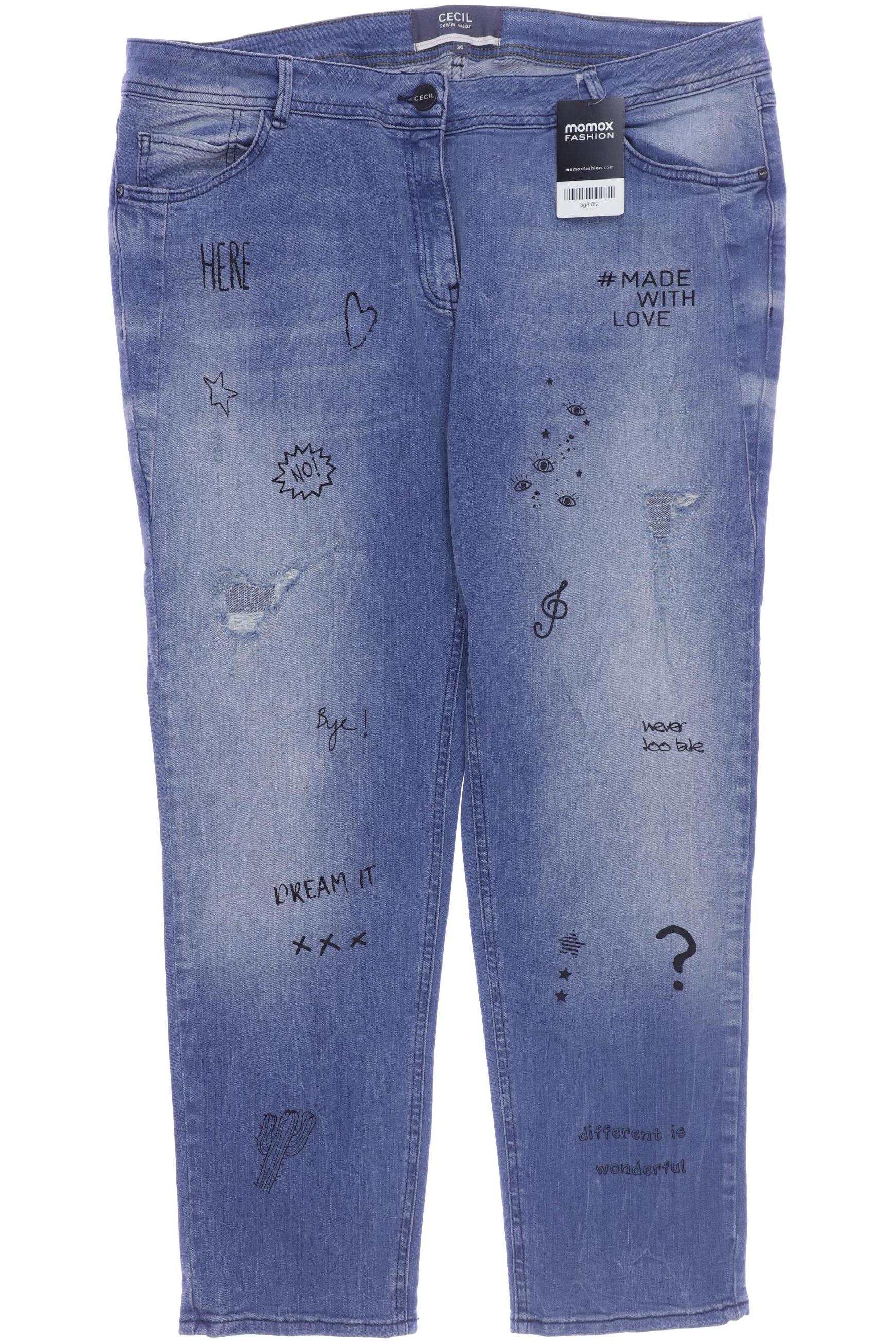 

Cecil Damen Jeans, blau, Gr. 48