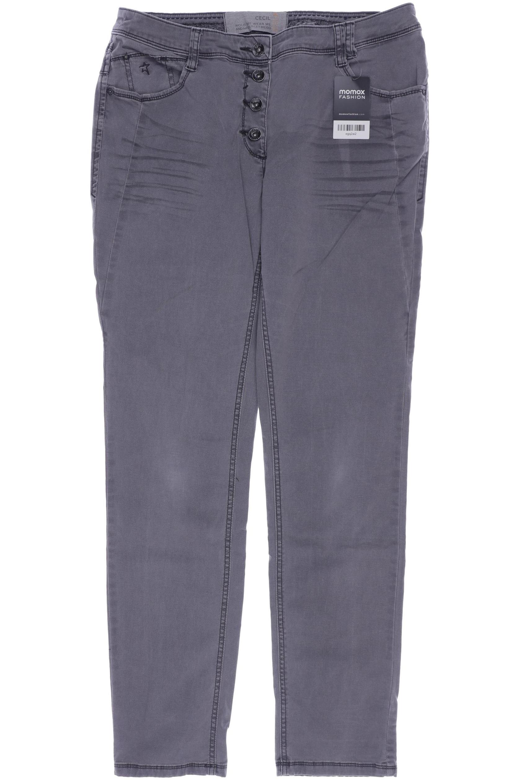 

CECIL Damen Jeans, grau