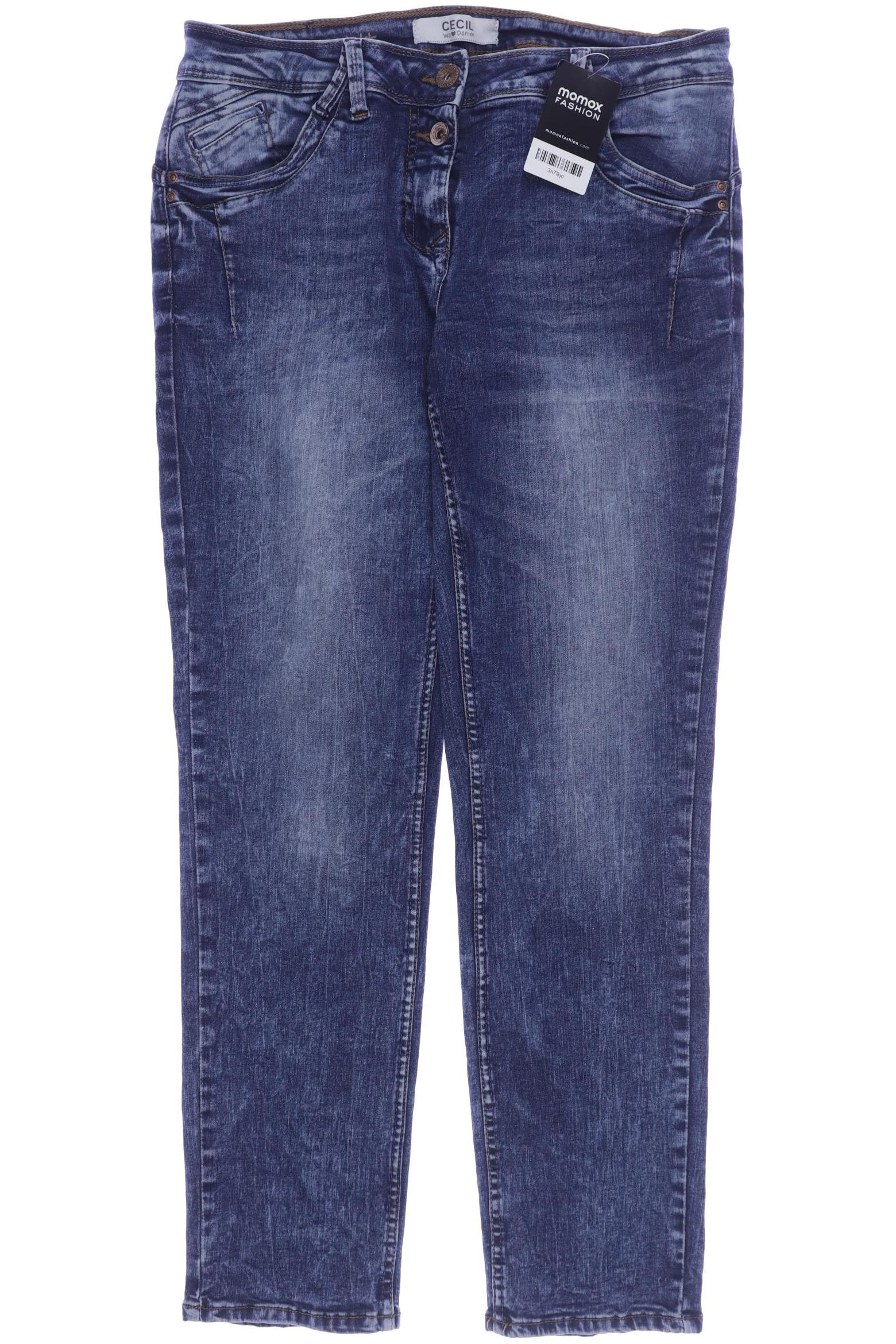 

CECIL Damen Jeans, blau
