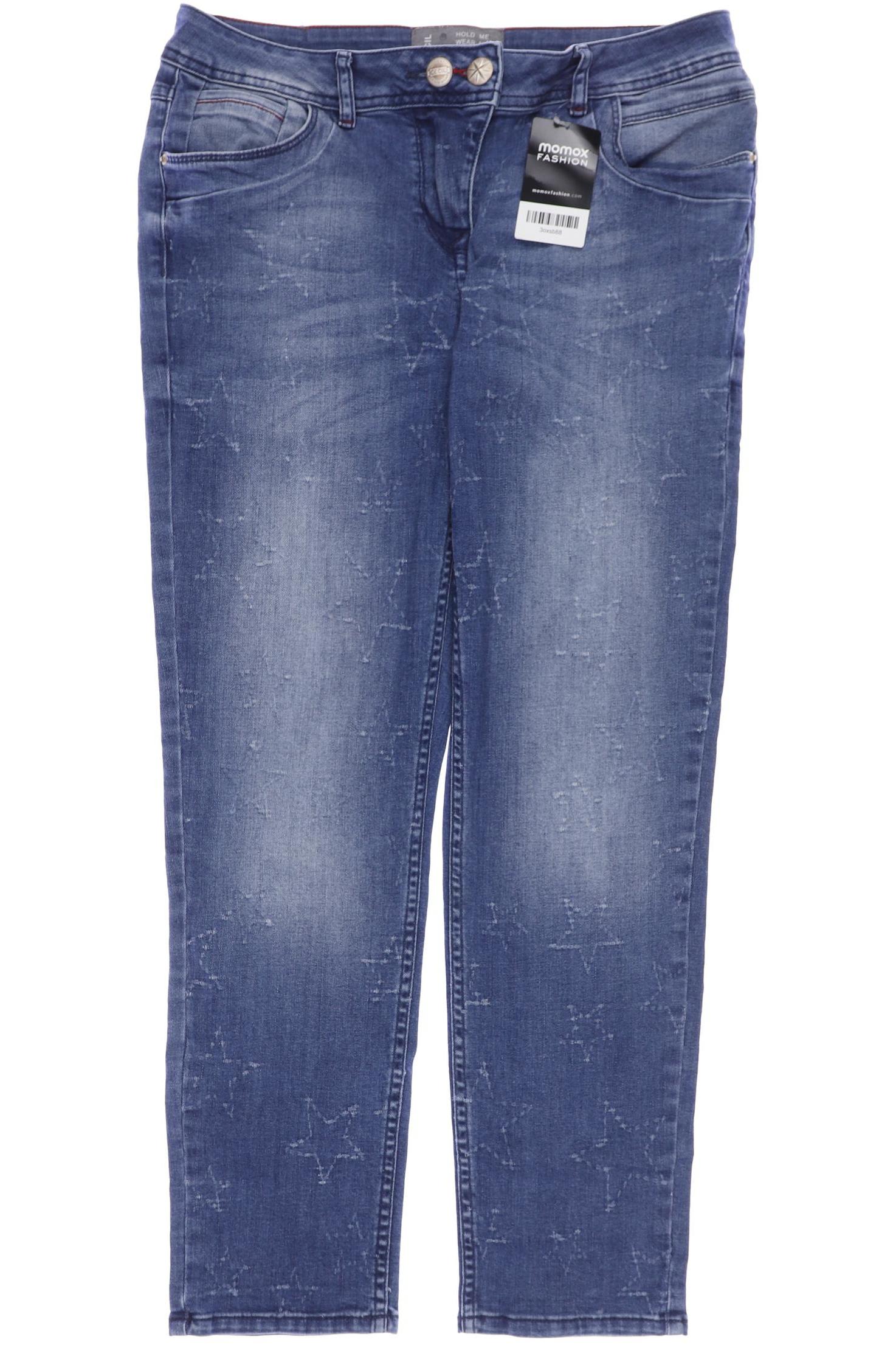 

CECIL Damen Jeans, blau