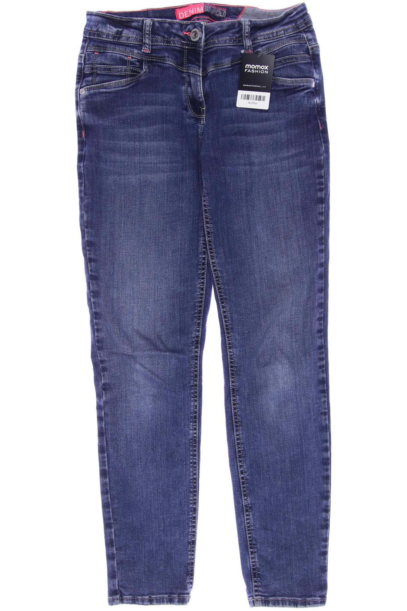 

CECIL Damen Jeans, blau