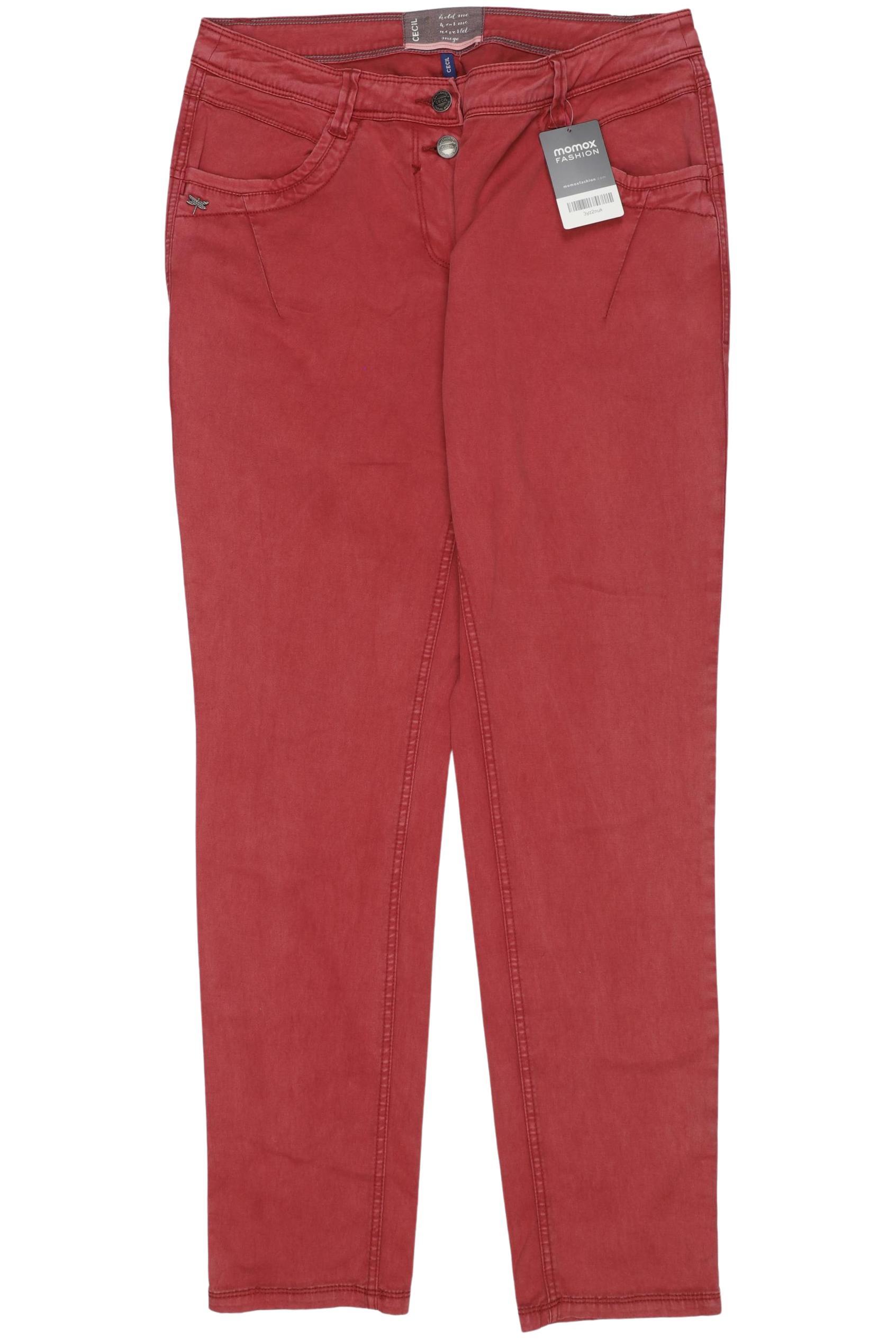 

Cecil Damen Jeans, rot, Gr. 29