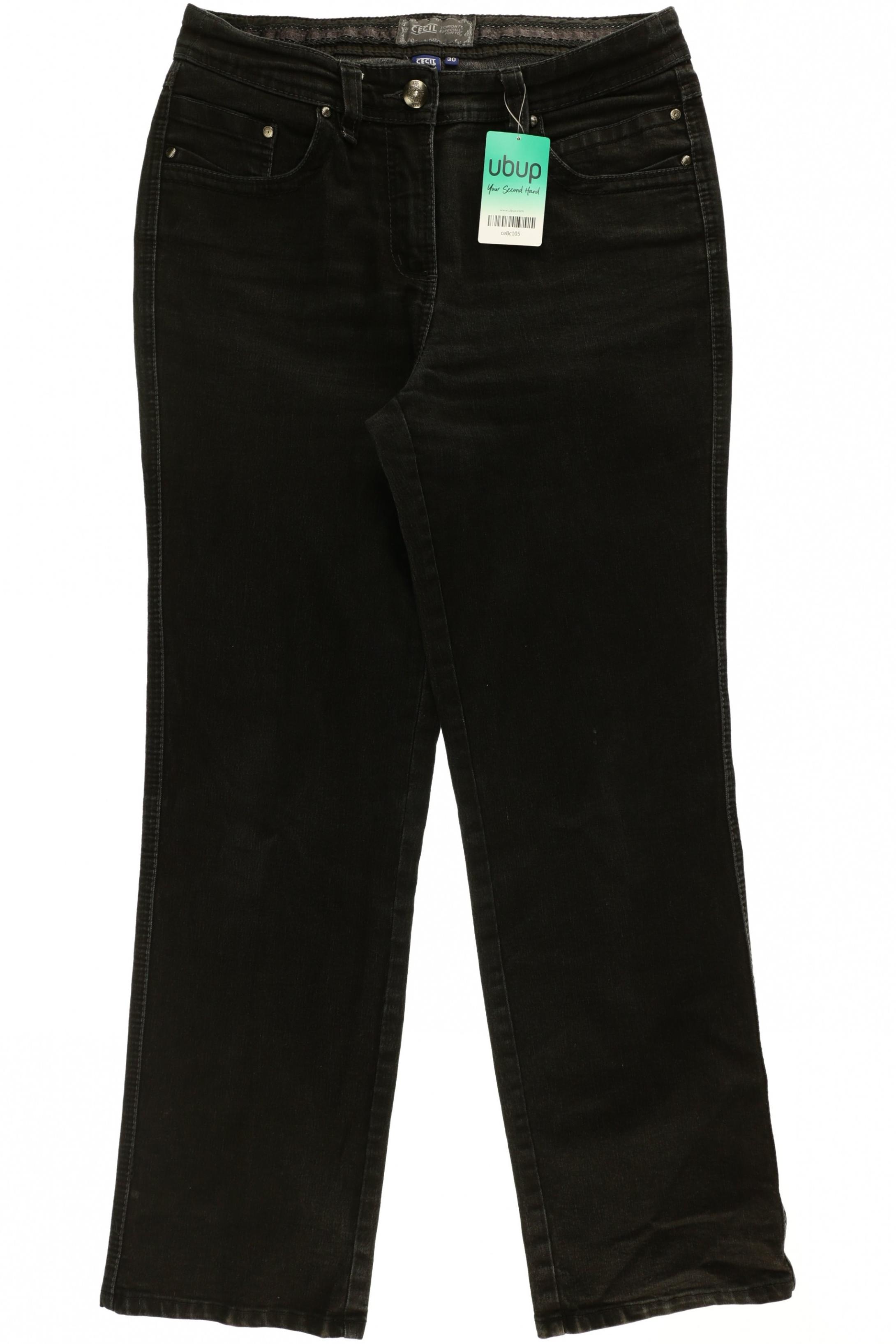 

Cecil Damen Jeans, schwarz, Gr. 30