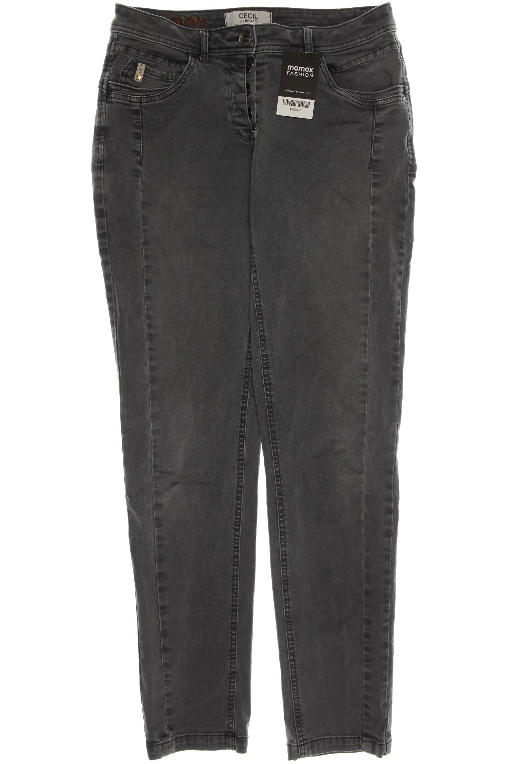 

CECIL Damen Jeans, grau