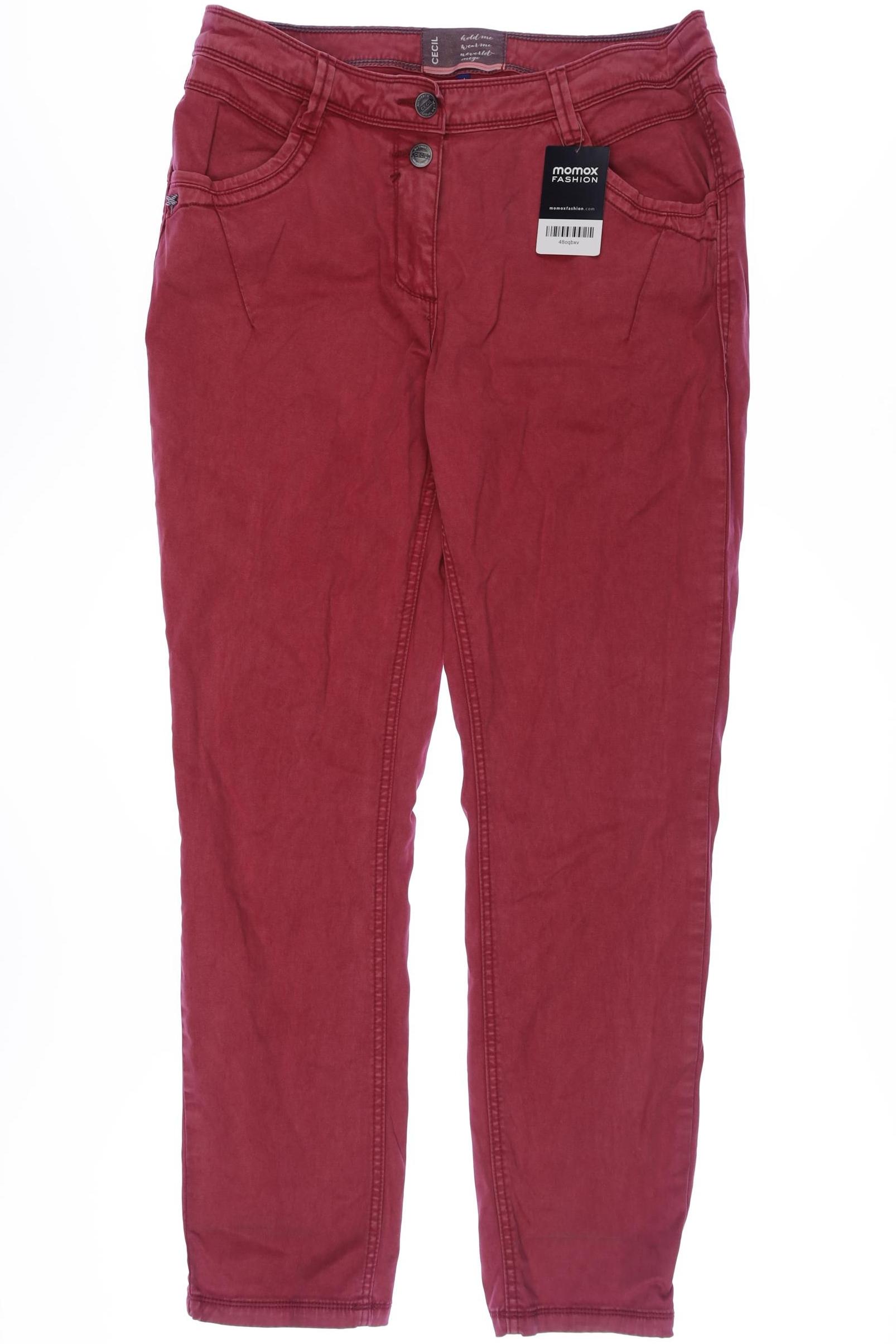 

Cecil Damen Jeans, rot, Gr. 31