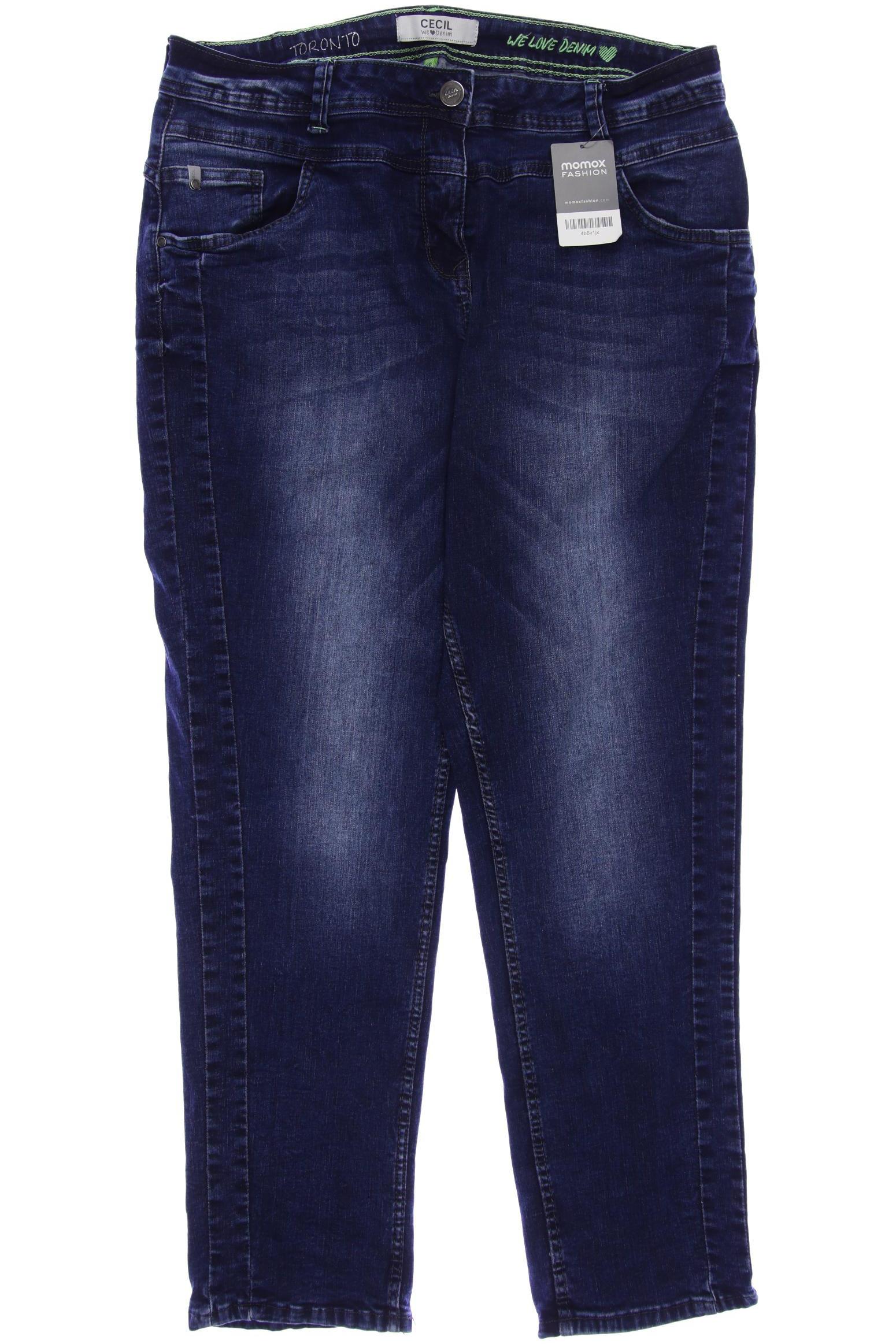 

CECIL Damen Jeans, marineblau