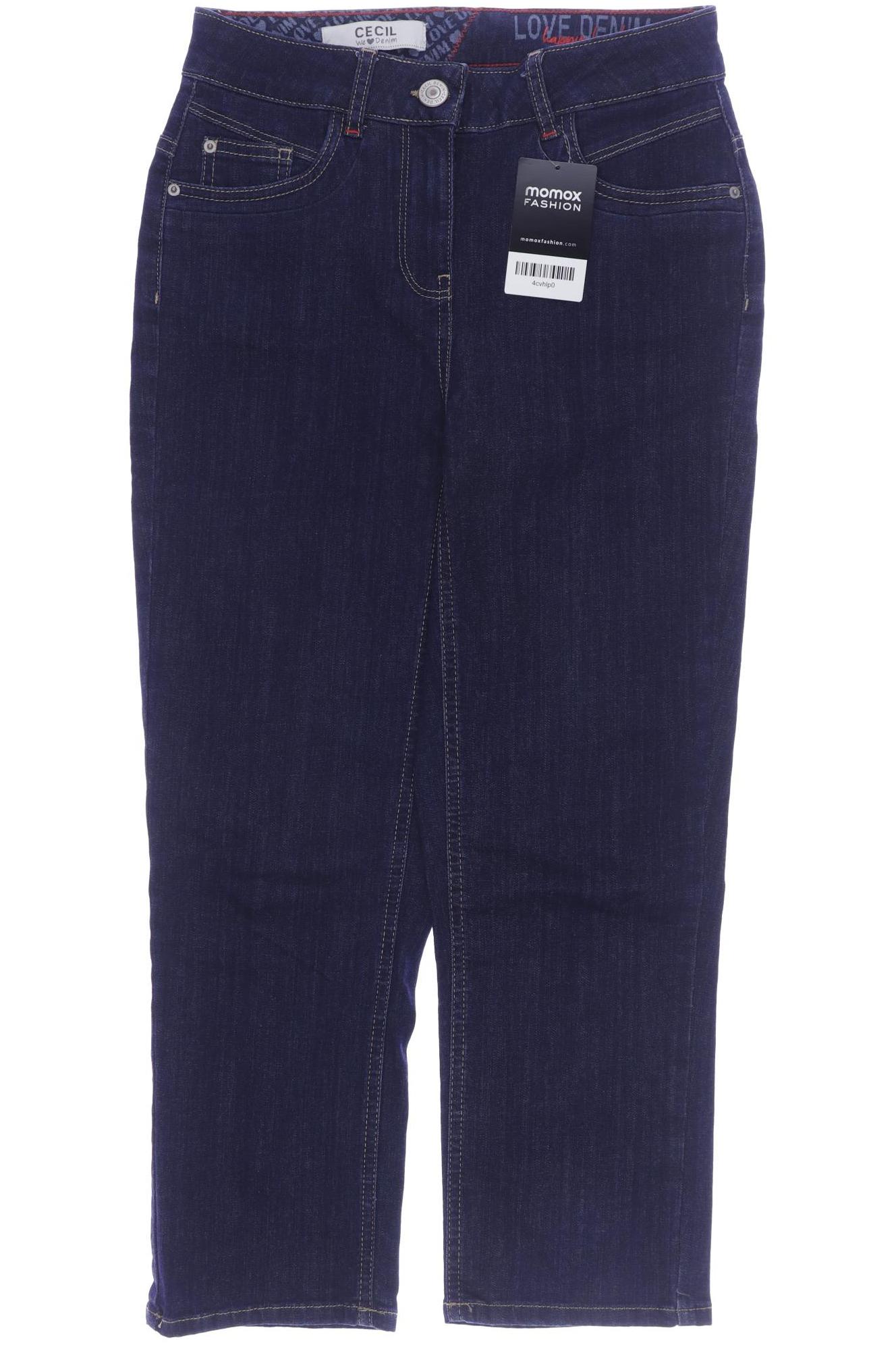 

CECIL Damen Jeans, marineblau