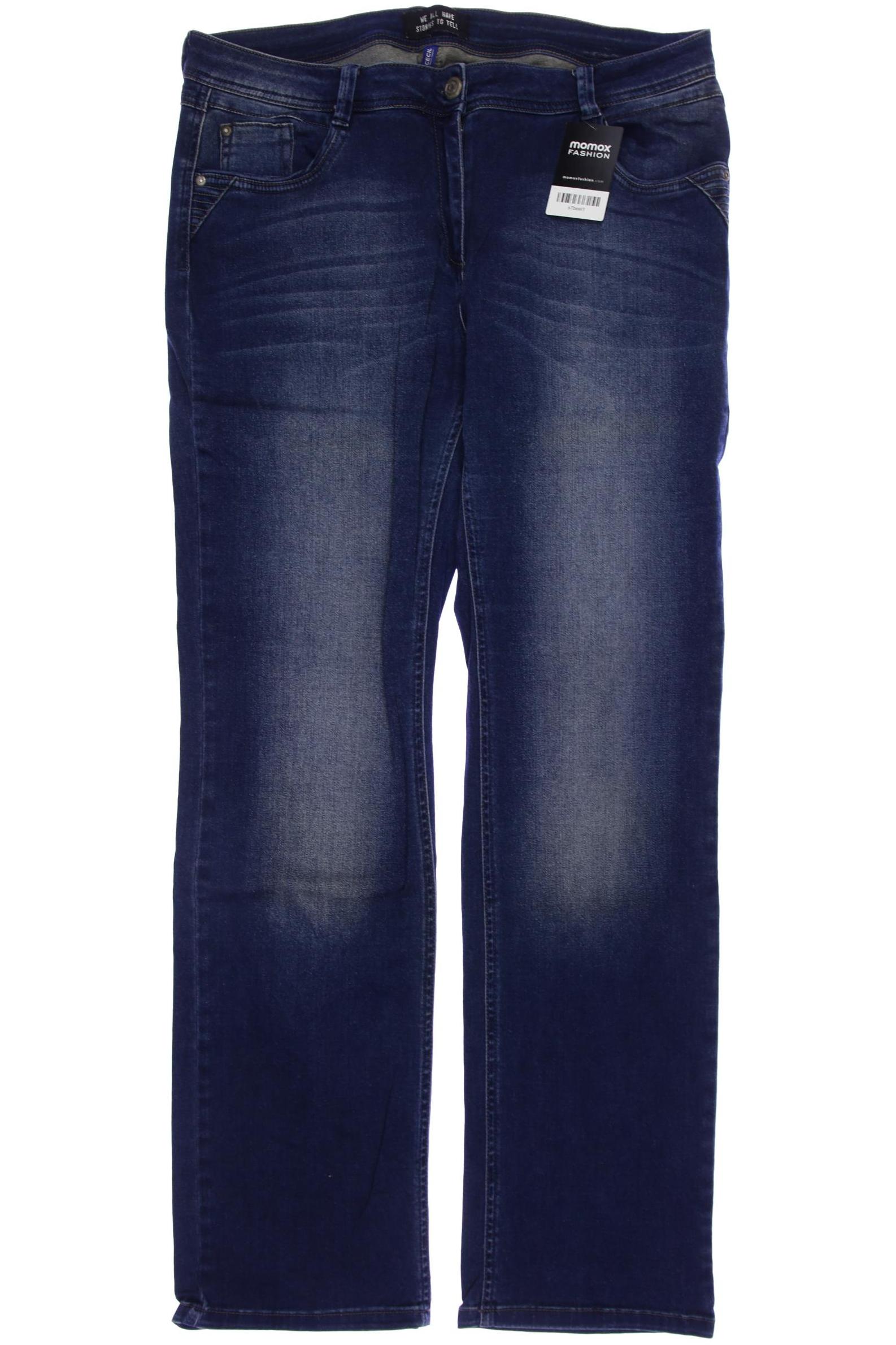 

CECIL Damen Jeans, blau