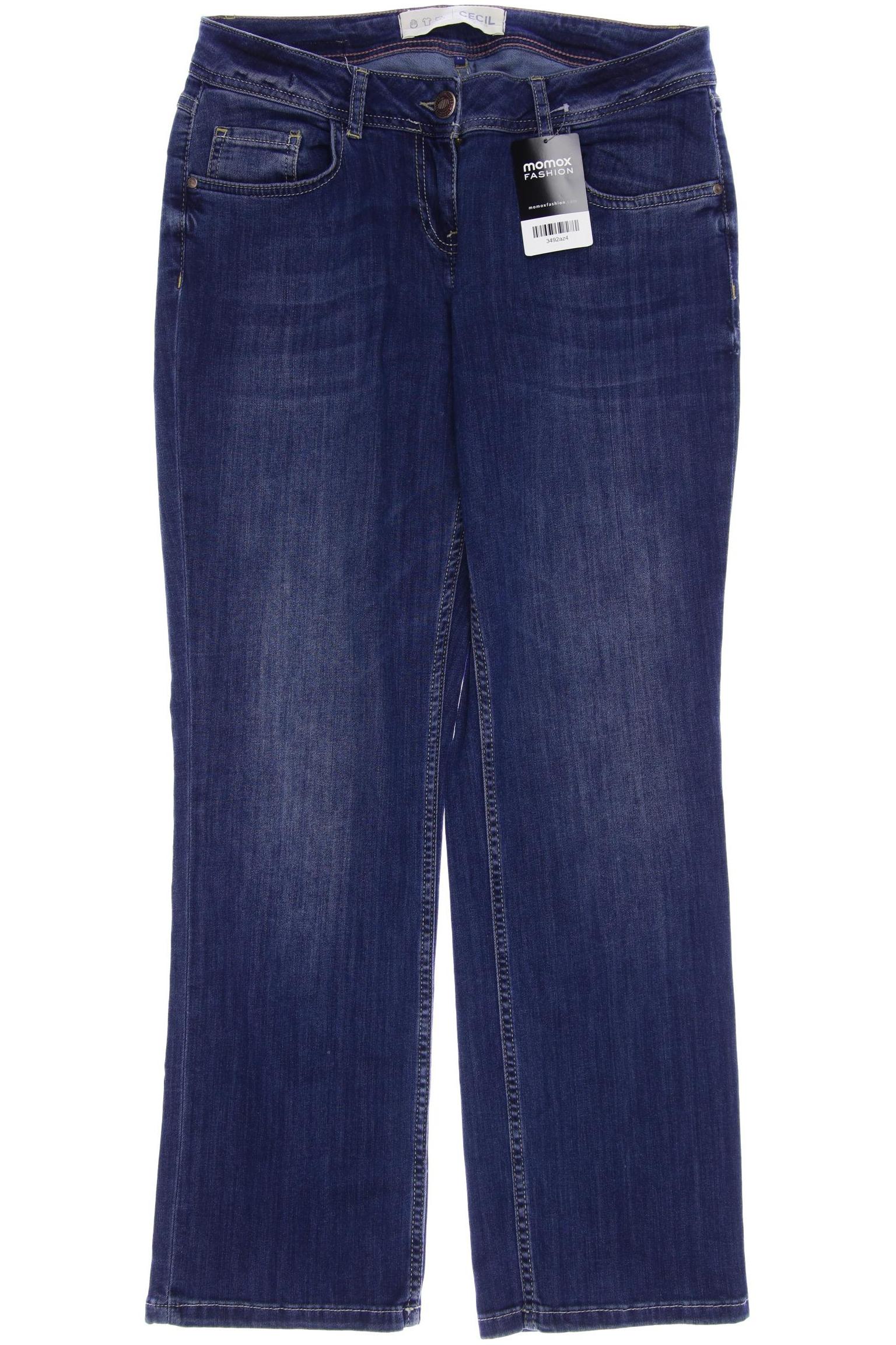 

CECIL Damen Jeans, blau