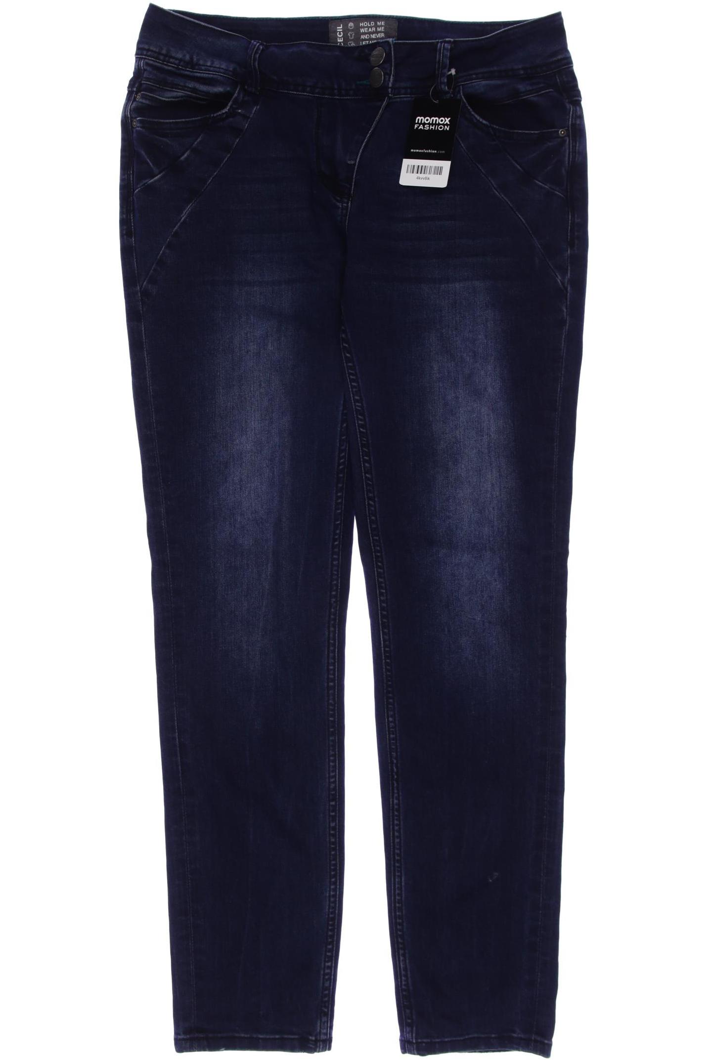 

CECIL Damen Jeans, marineblau