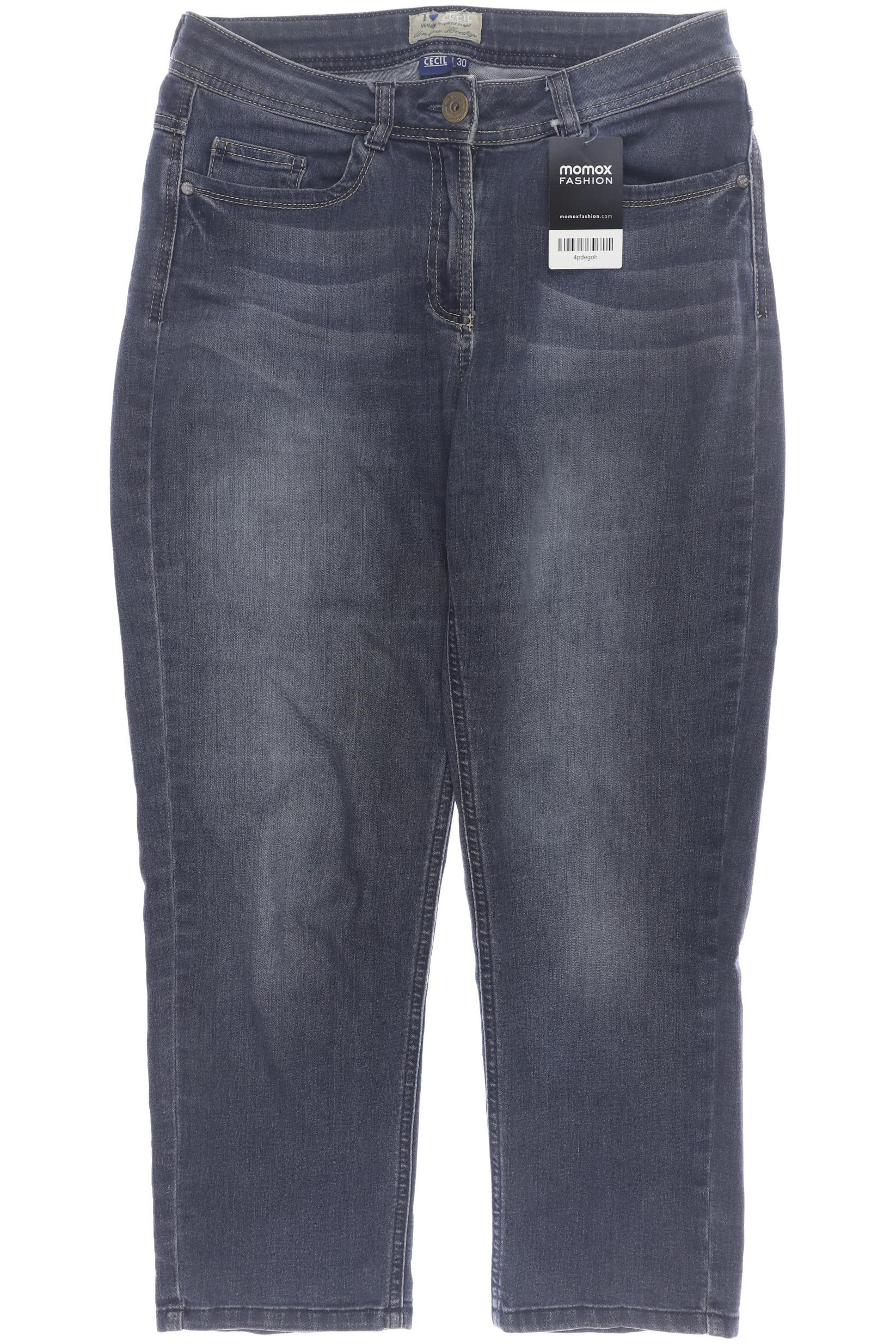 

CECIL Damen Jeans, blau