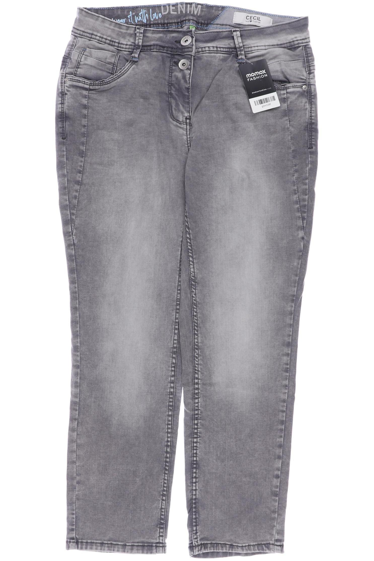 

CECIL Damen Jeans, grau