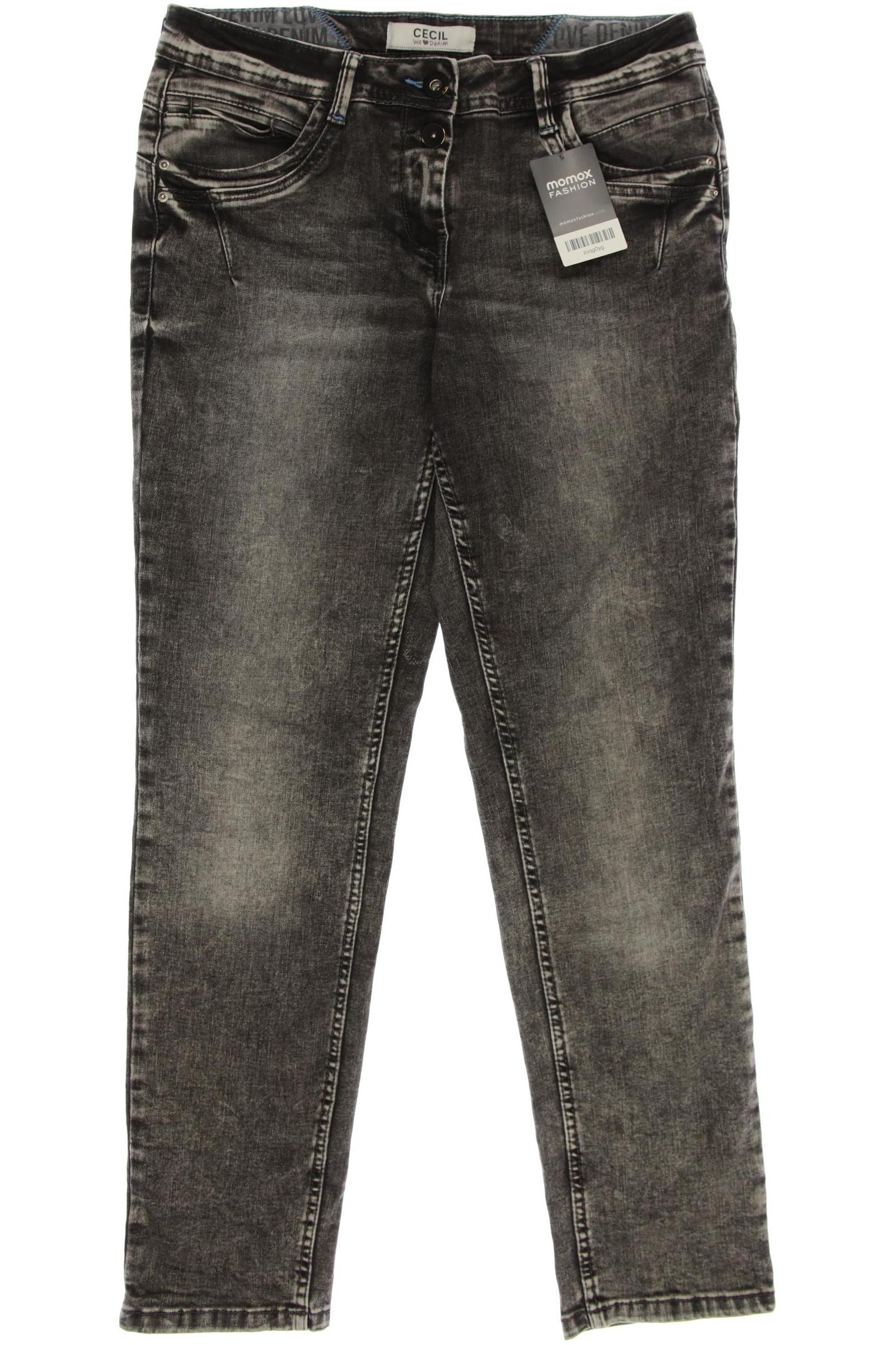 

CECIL Damen Jeans, grau