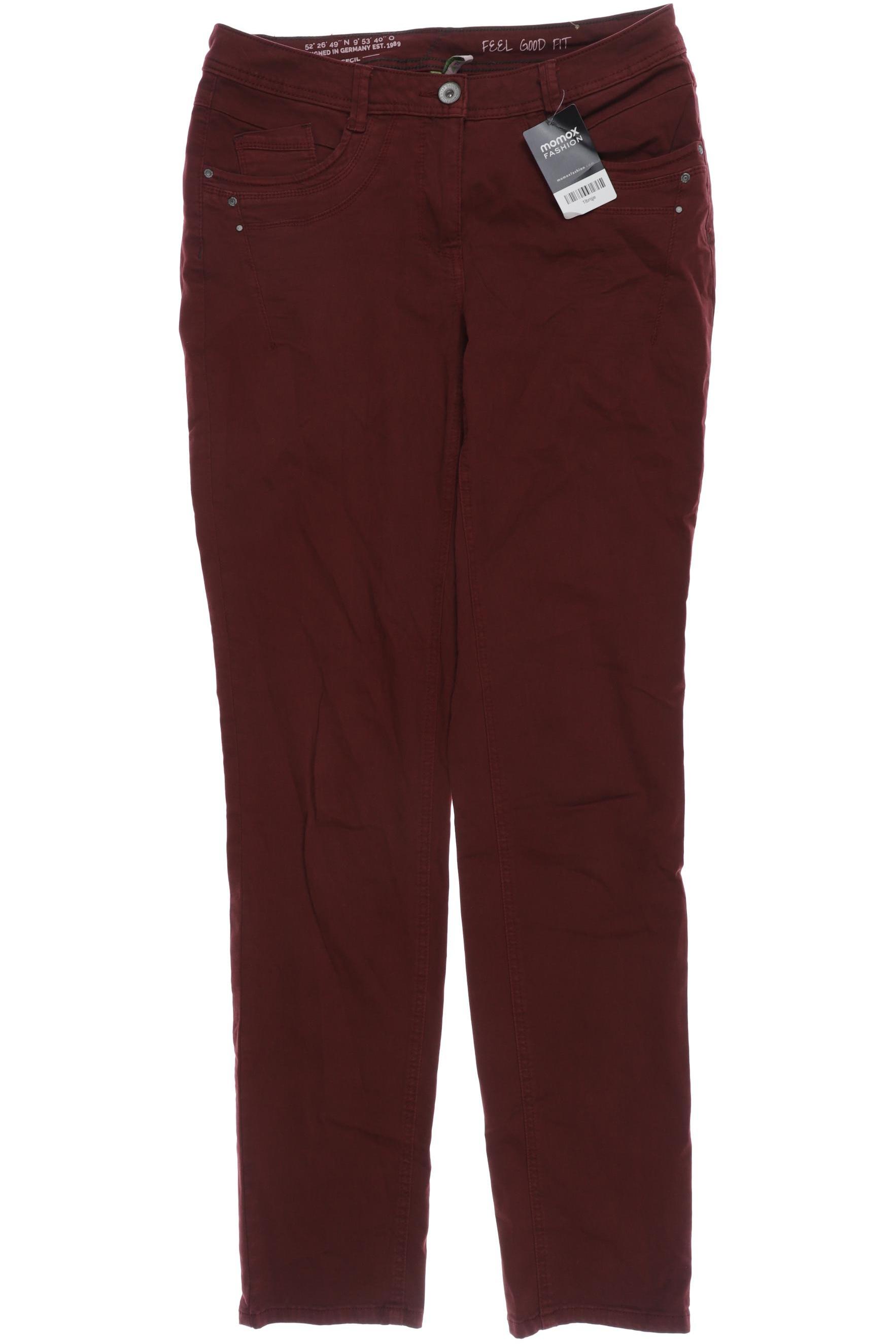 

Cecil Damen Jeans, rot, Gr. 28