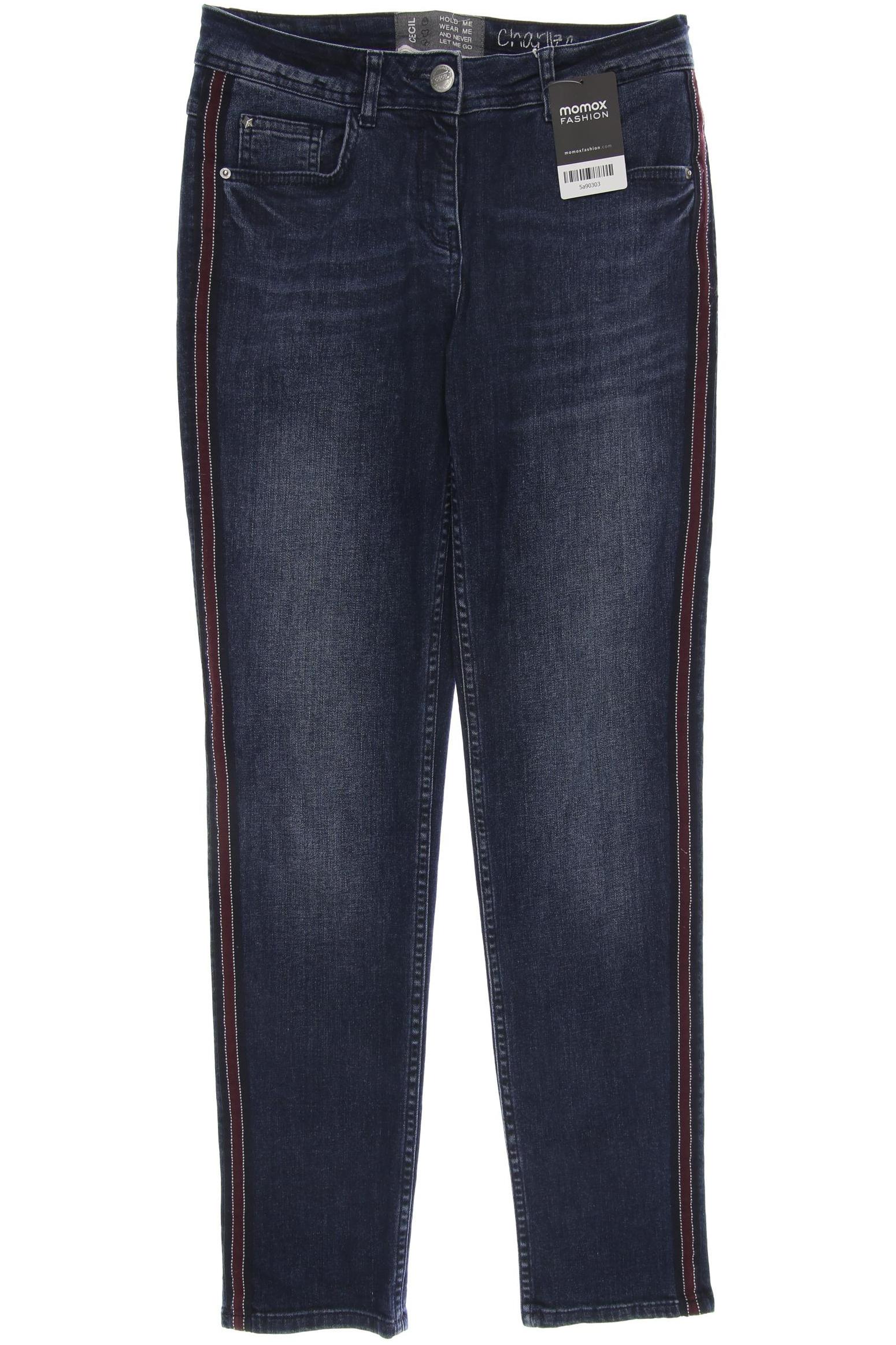 

CECIL Damen Jeans, marineblau