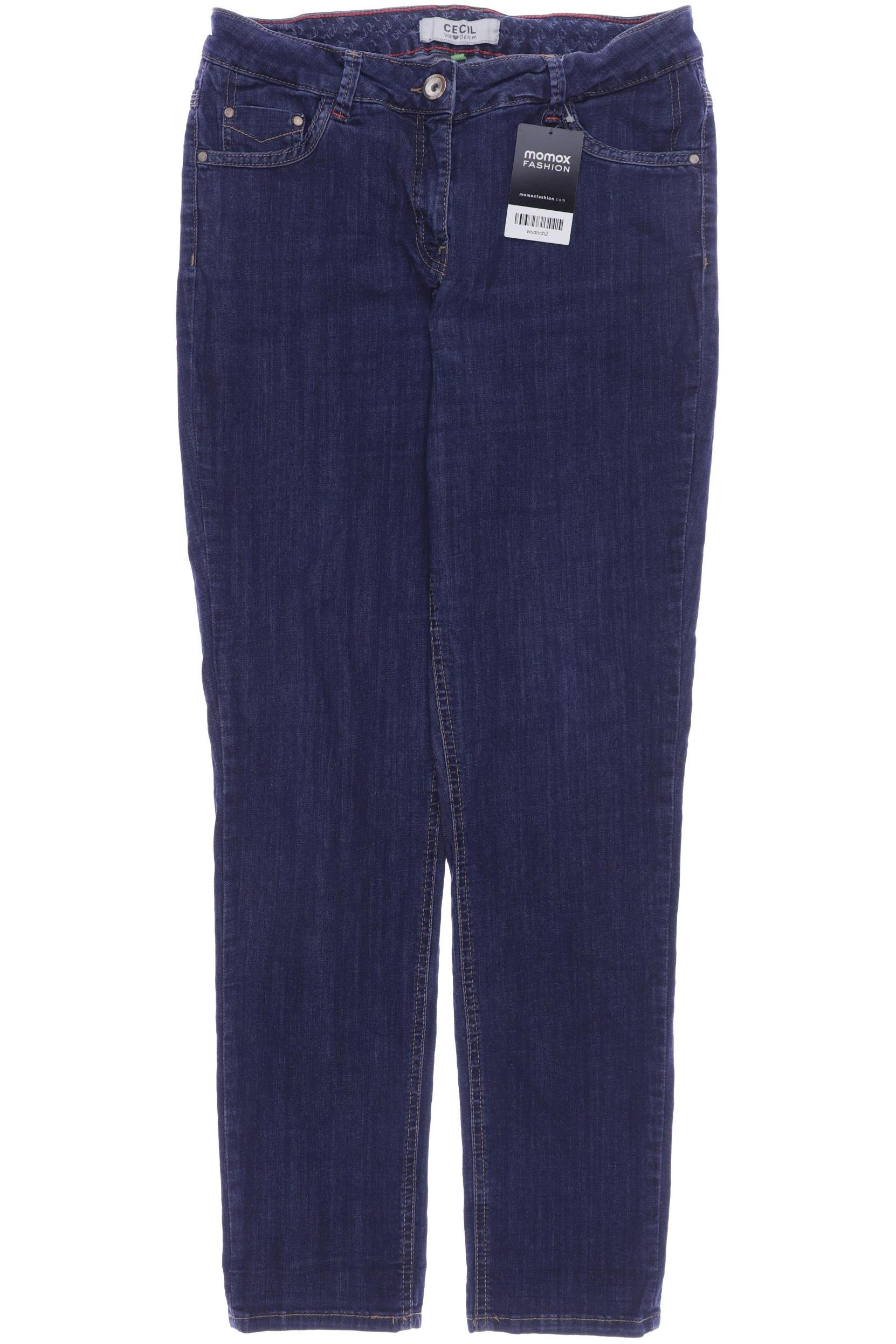 

CECIL Damen Jeans, marineblau