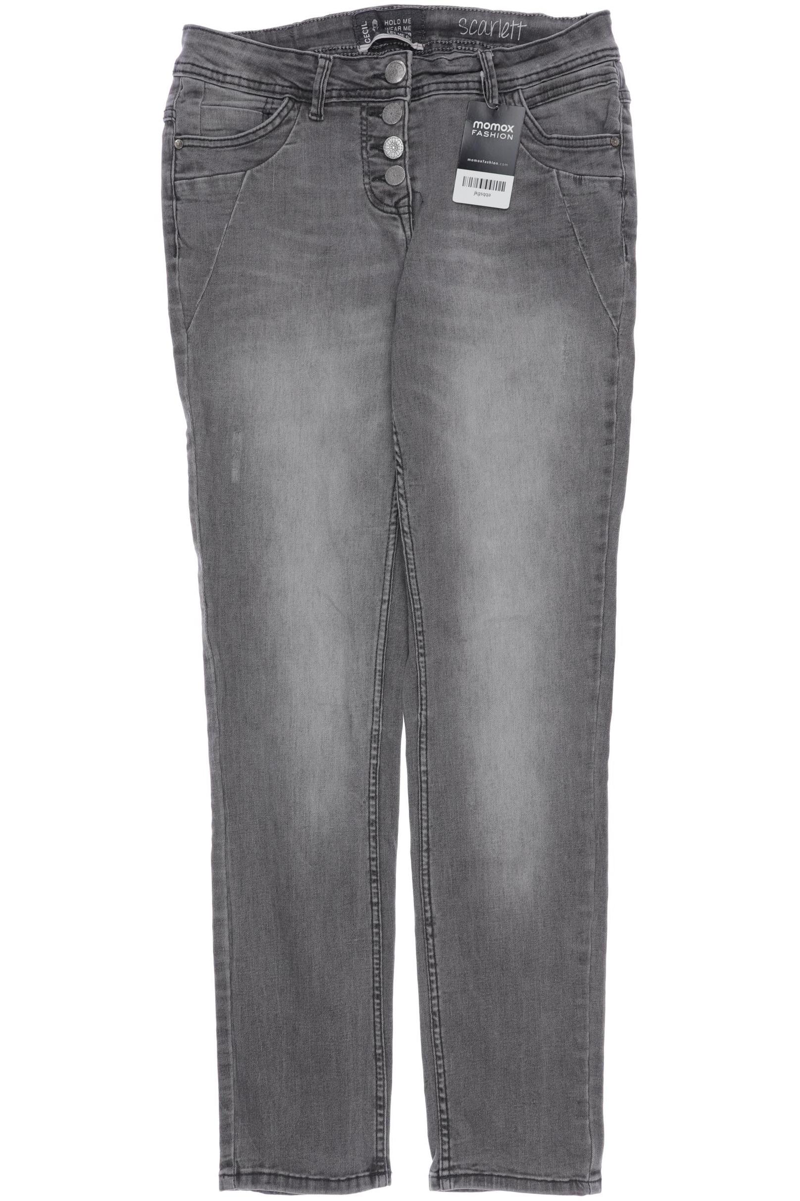 

Cecil Damen Jeans, grau, Gr. 27