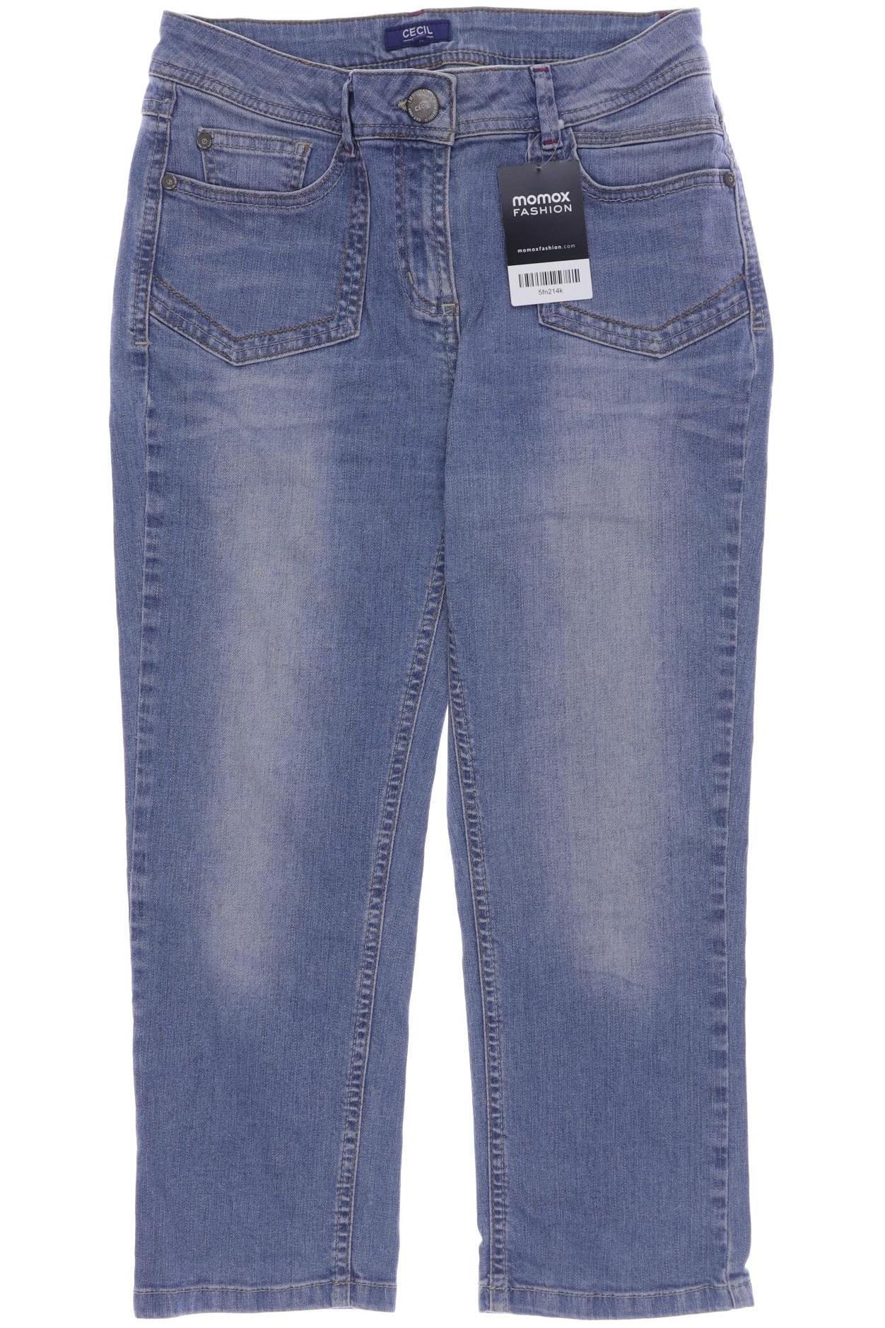 

CECIL Damen Jeans, blau
