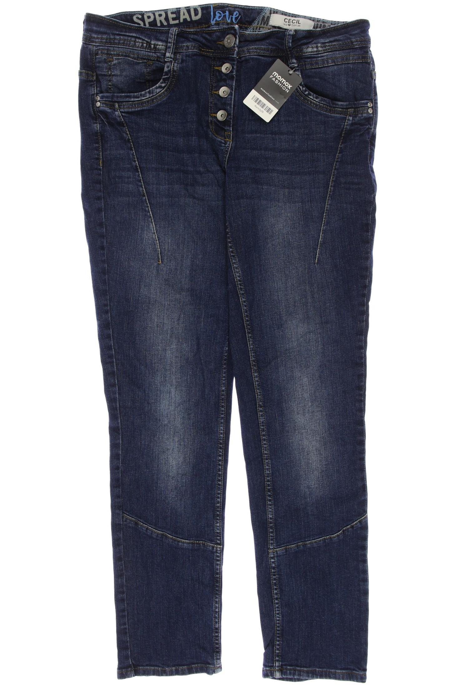 

CECIL Damen Jeans, blau