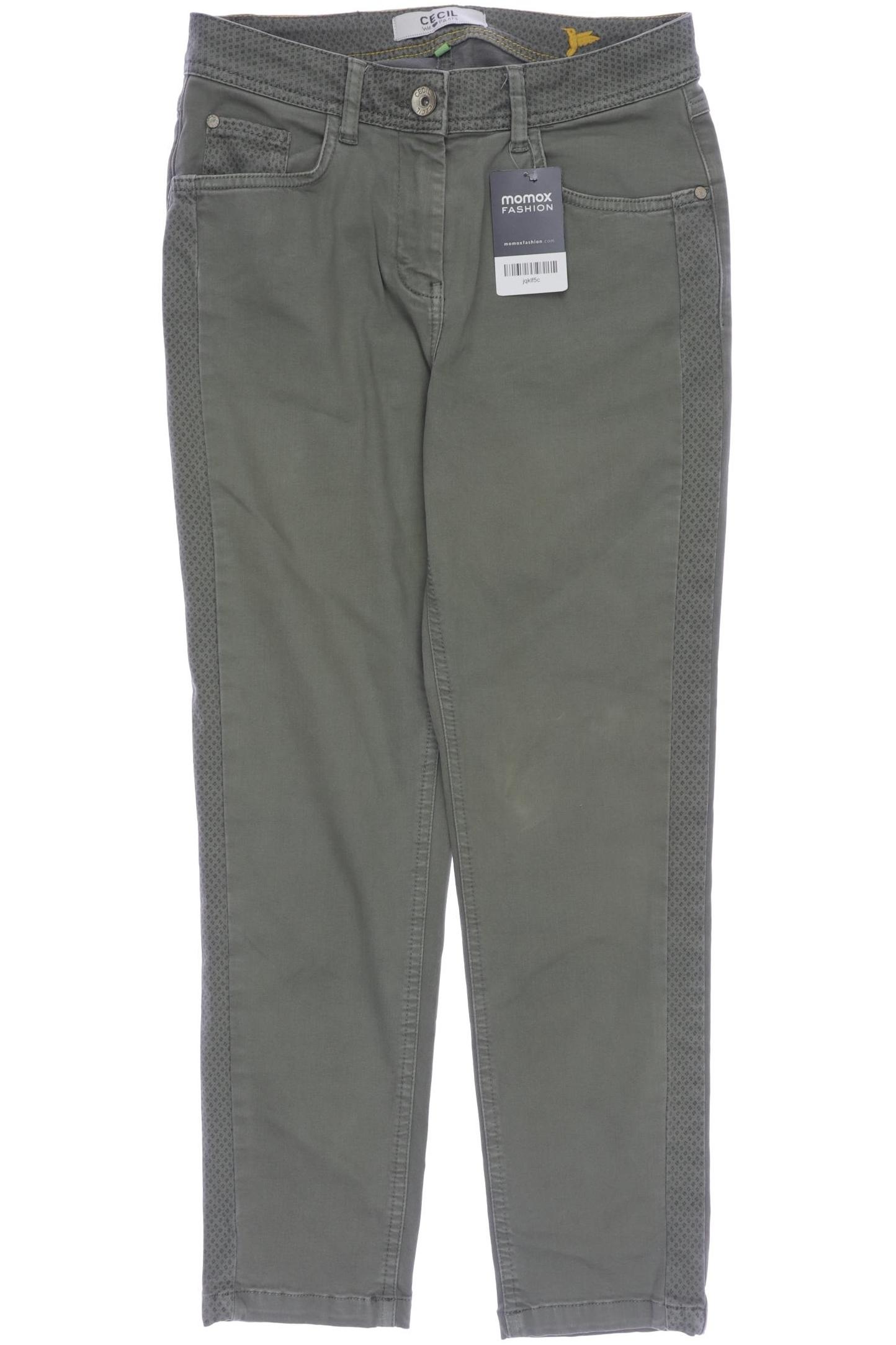 

Cecil Damen Jeans, grün, Gr. 27