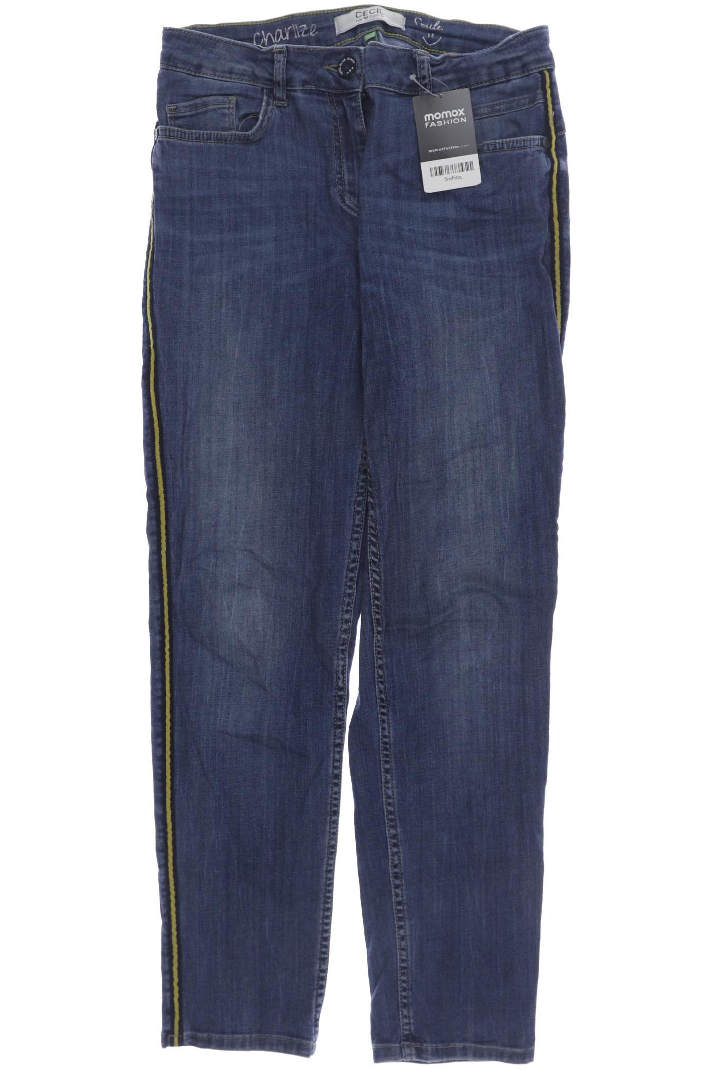 

CECIL Damen Jeans, blau