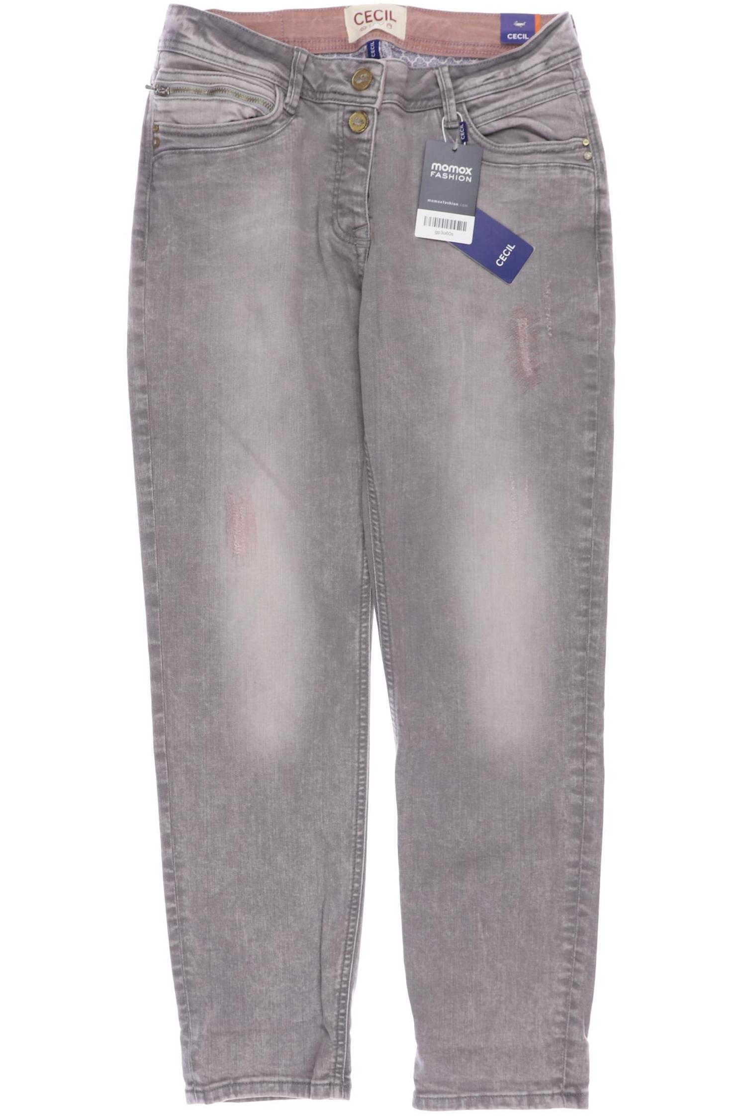 

Cecil Damen Jeans, grau, Gr. 28