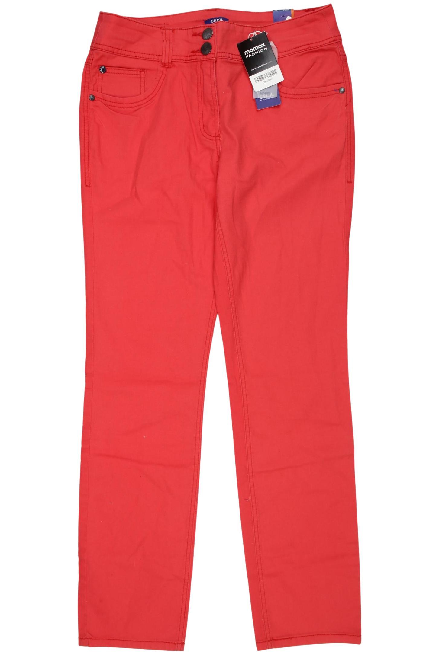

Cecil Damen Jeans, rot, Gr. 31
