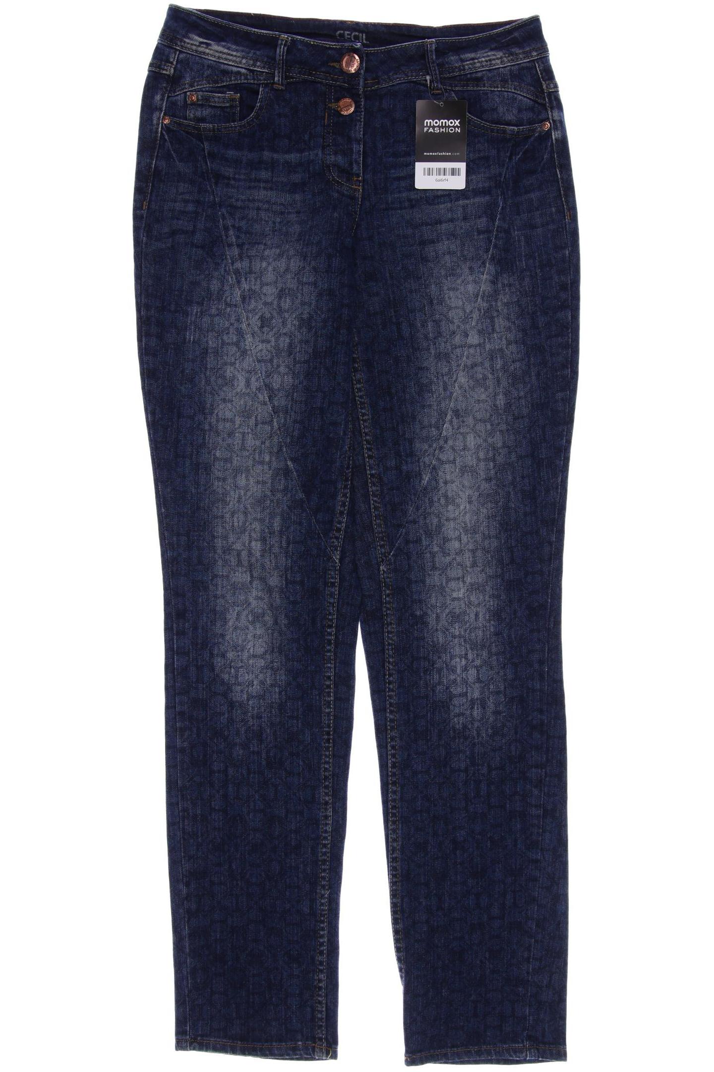 

CECIL Damen Jeans, blau