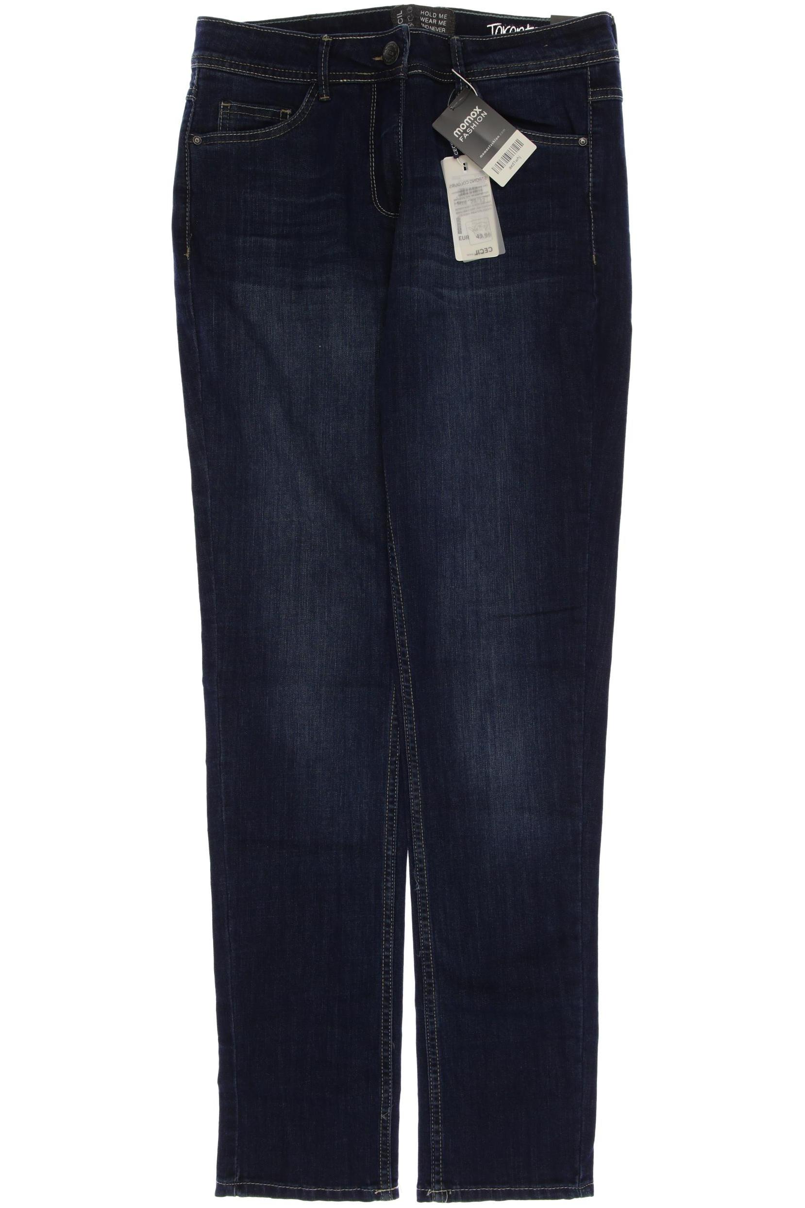 

CECIL Damen Jeans, marineblau
