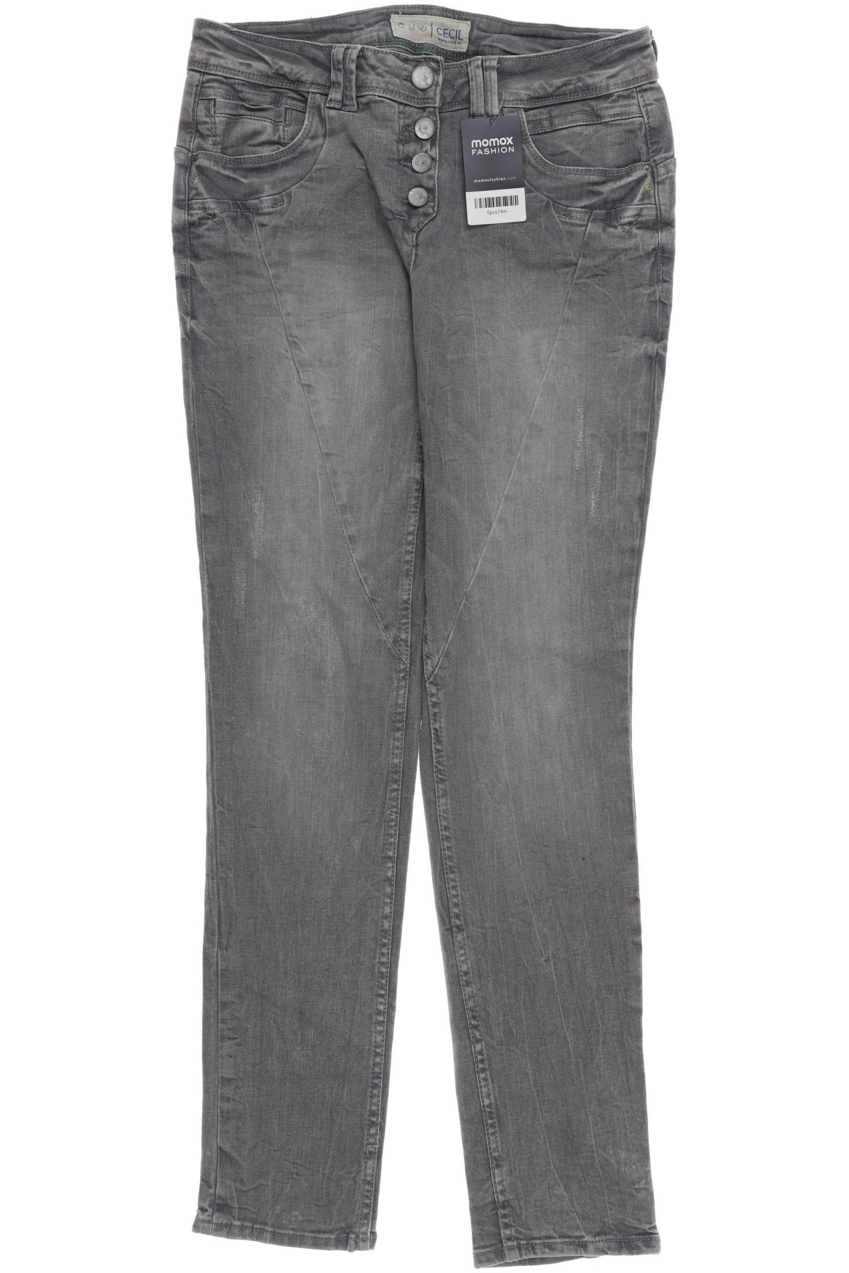 

Cecil Damen Jeans, grau, Gr. 28