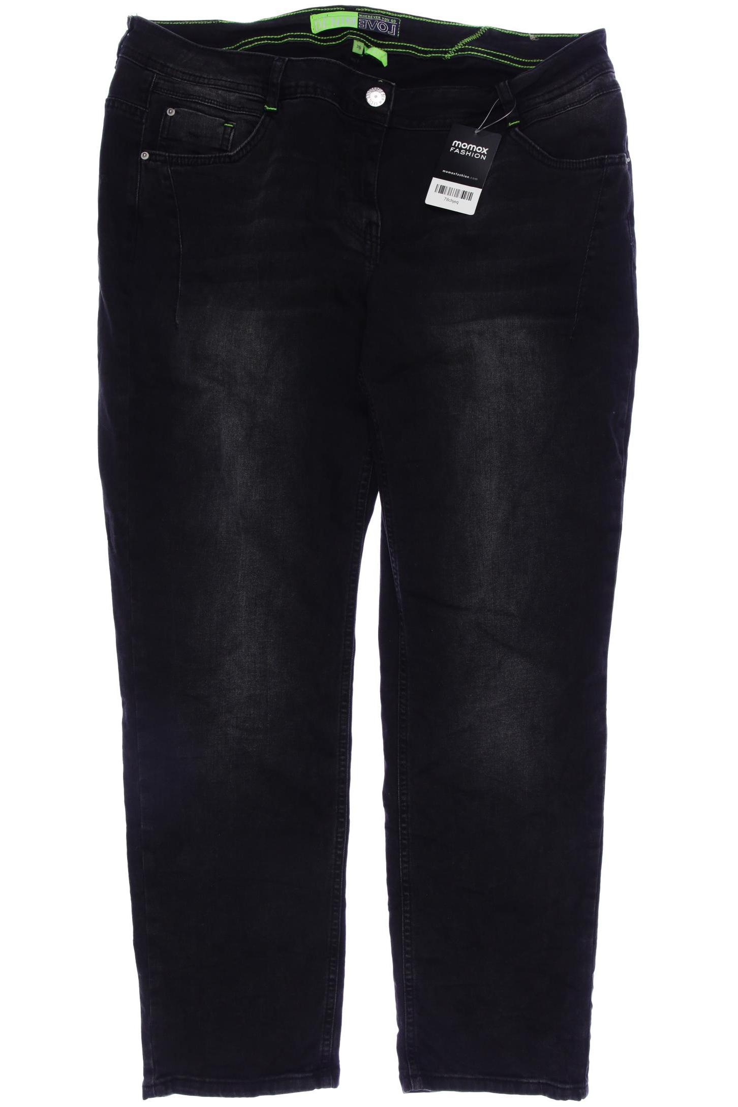 

Cecil Damen Jeans, schwarz, Gr. 48