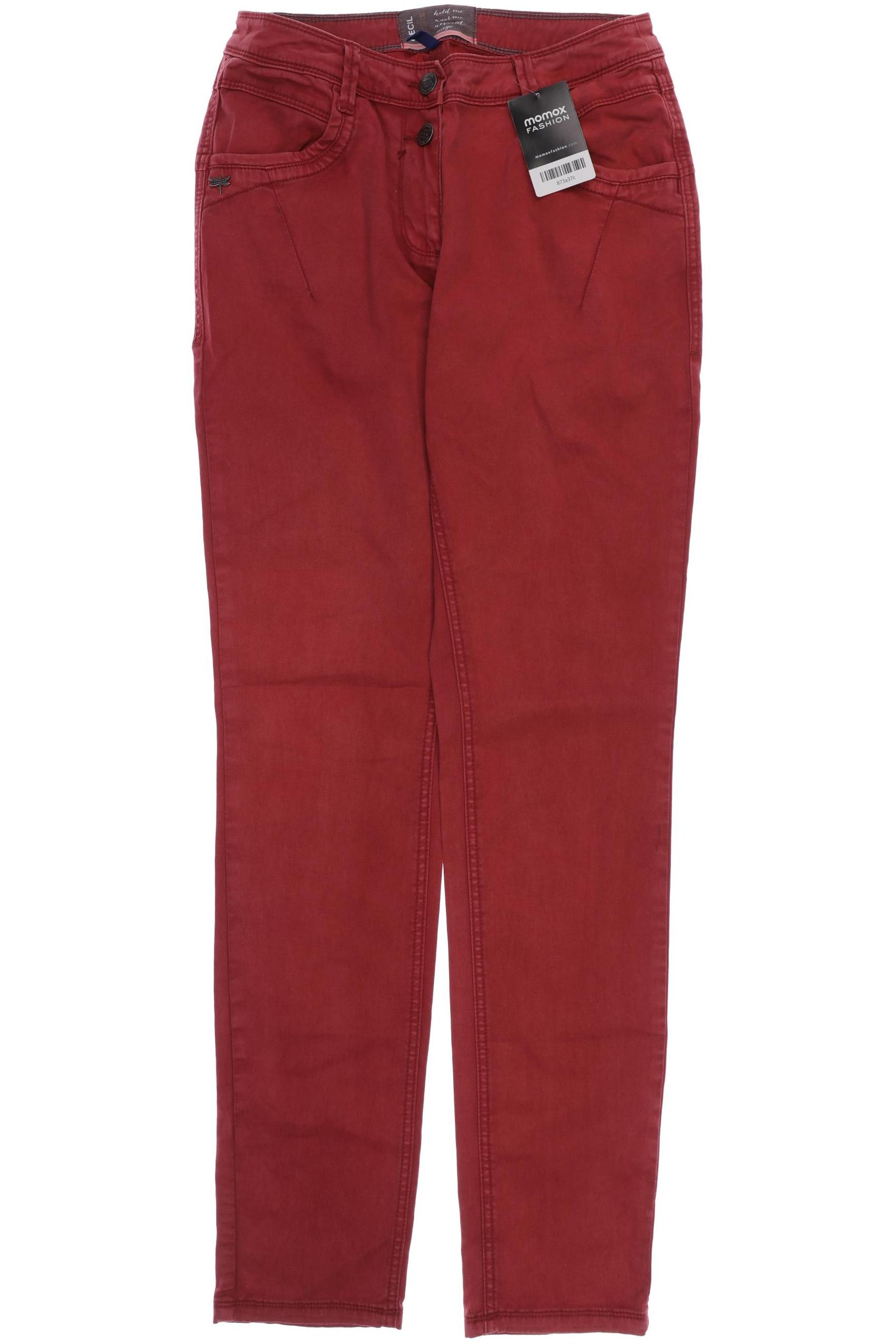 

Cecil Damen Jeans, rot, Gr. 38