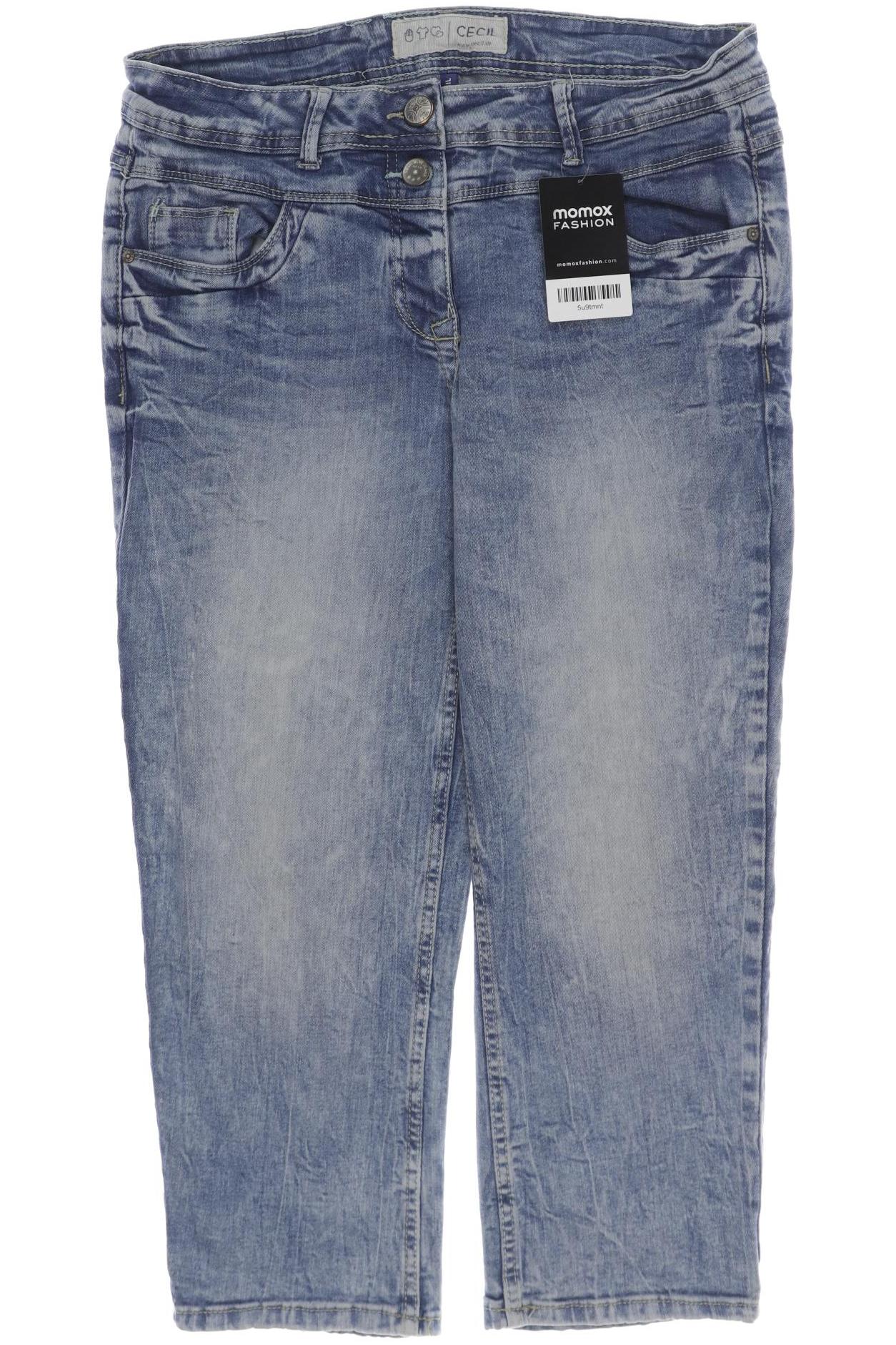 

CECIL Damen Jeans, blau