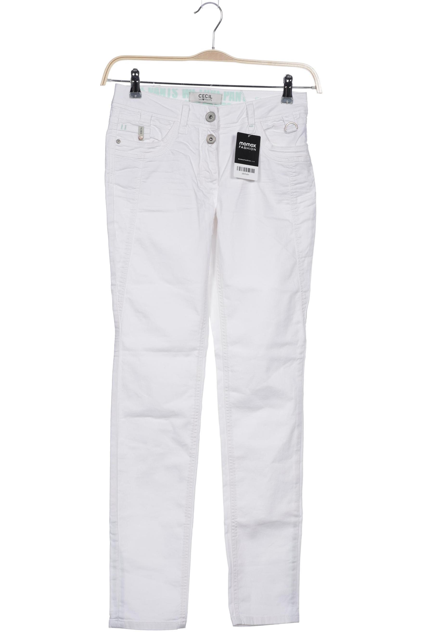 

Cecil Damen Jeans, weiß, Gr. 25