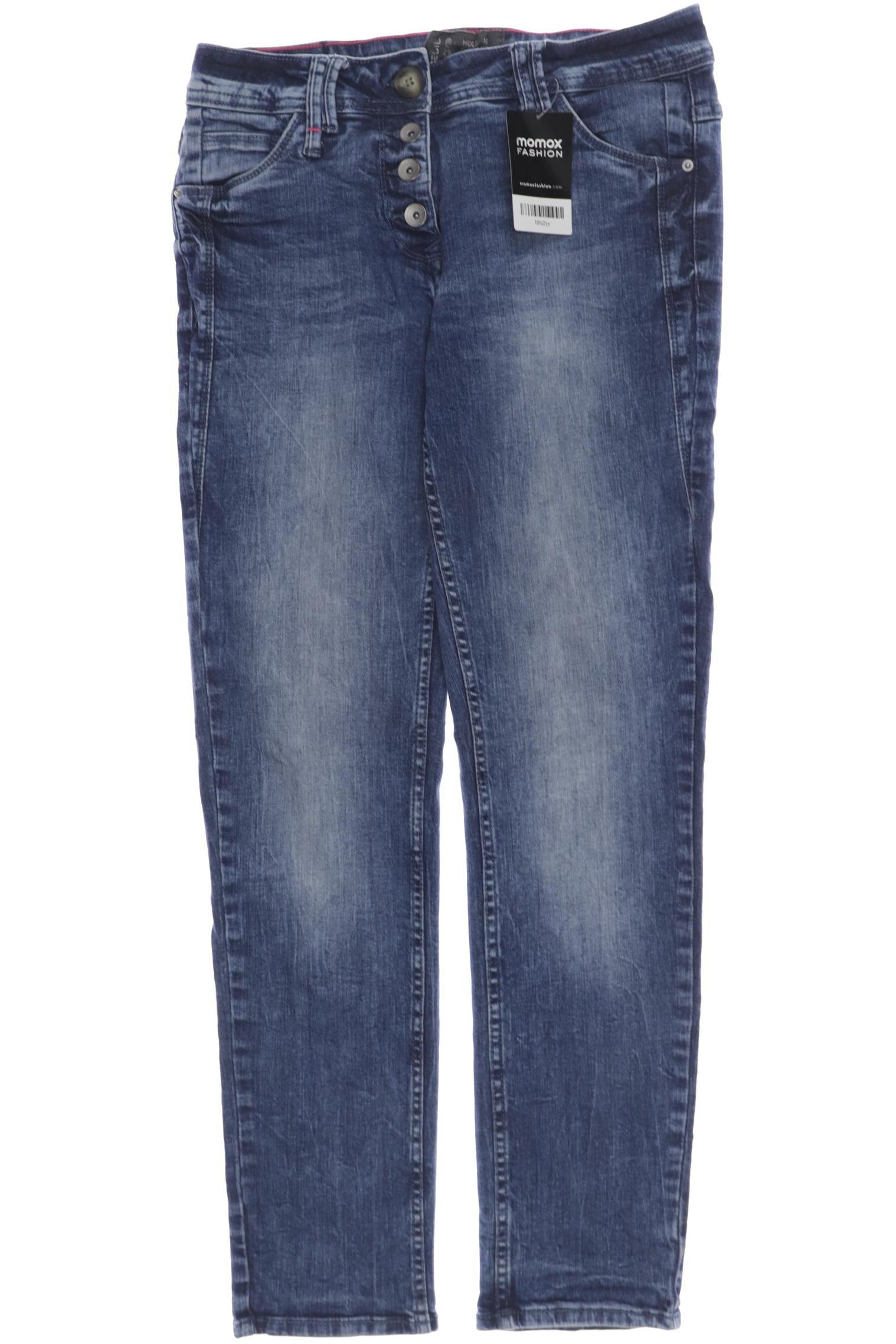 

CECIL Damen Jeans, blau