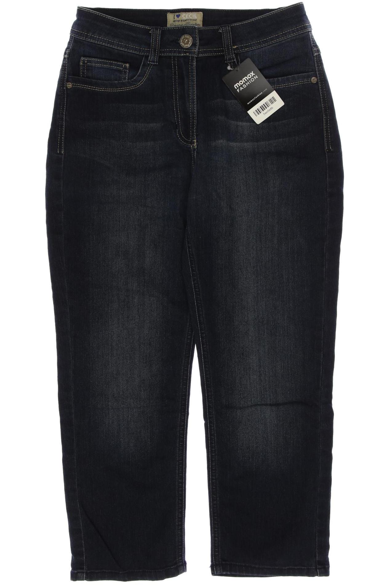 

CECIL Damen Jeans, marineblau