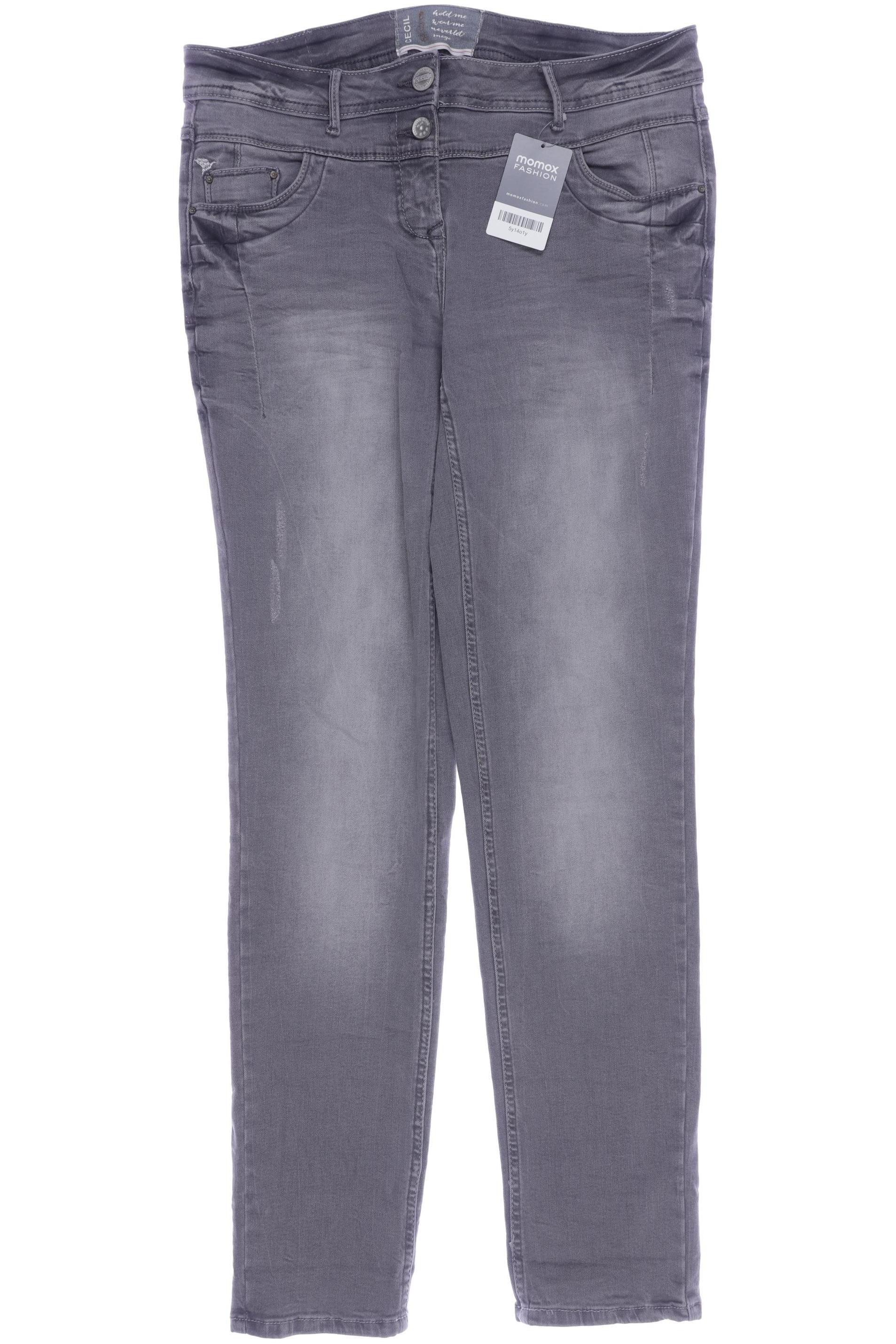 

Cecil Damen Jeans, grau, Gr. 30