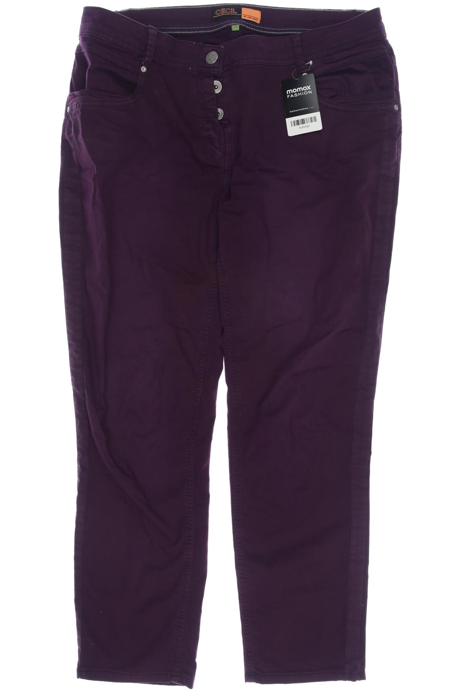 

Cecil Damen Jeans, bordeaux, Gr. 33