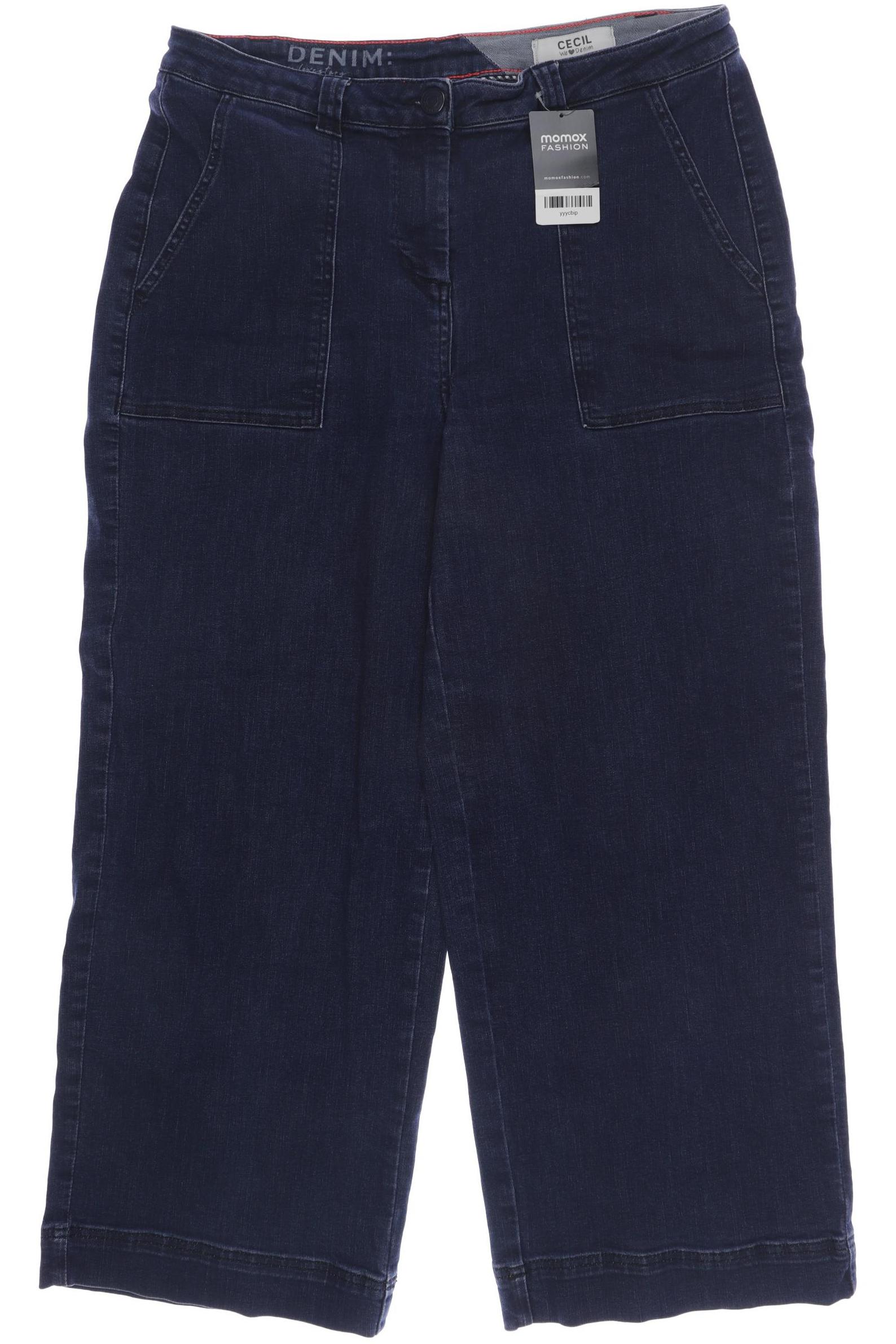 

CECIL Damen Jeans, marineblau