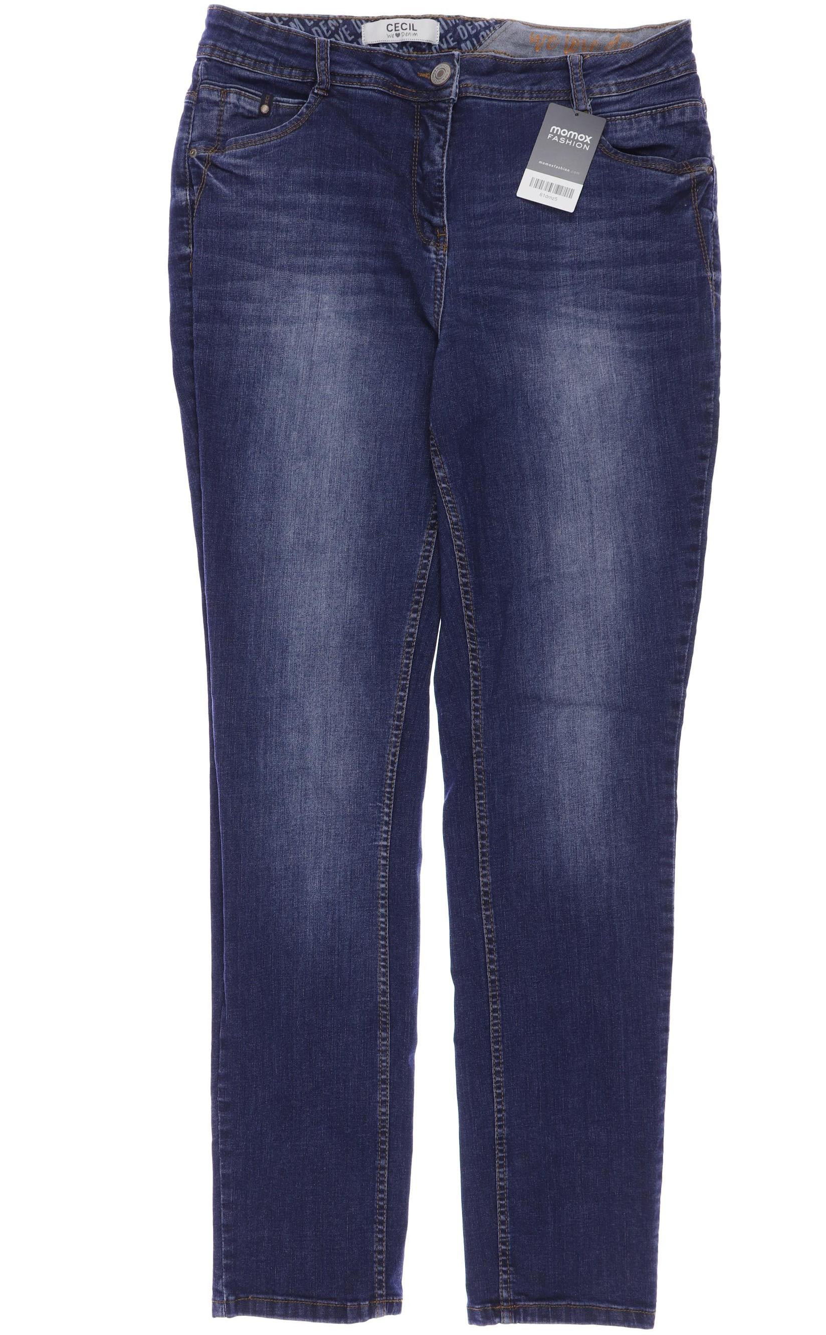 

CECIL Damen Jeans, blau