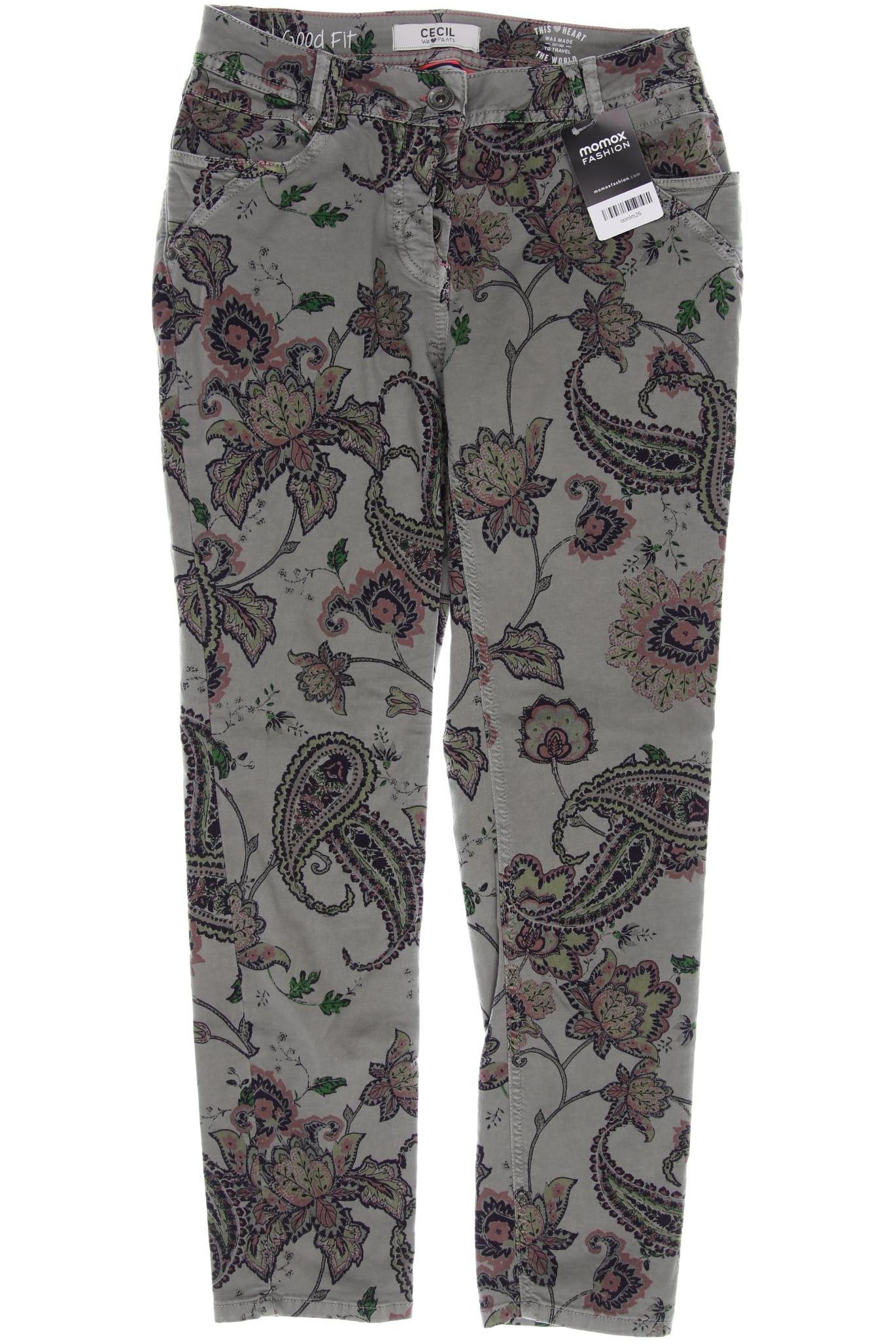 

CECIL Damen Jeans, grün
