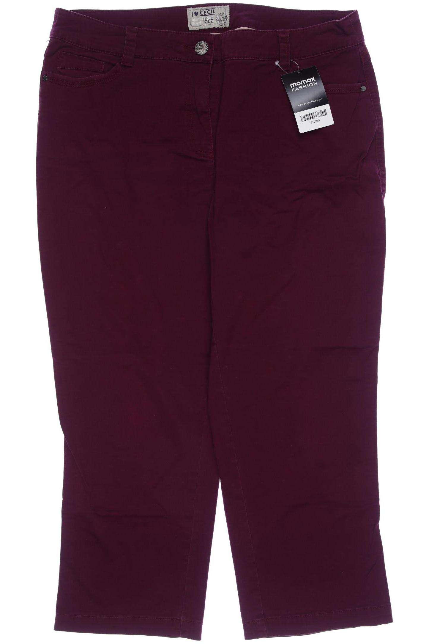 

Cecil Damen Jeans, bordeaux, Gr. 33